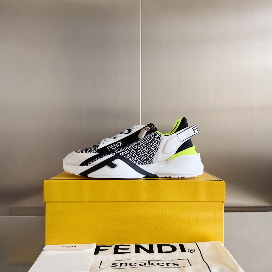 Fendi Style Black Leather Men's Shoes style reference detail image 5 from source 781743