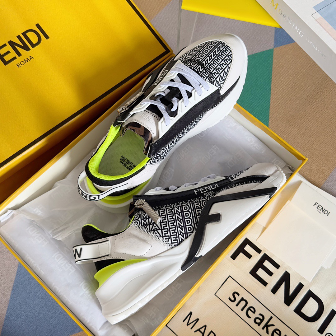 Fendi Style Black Leather Men's Shoes style reference detail image 4 from source 781743
