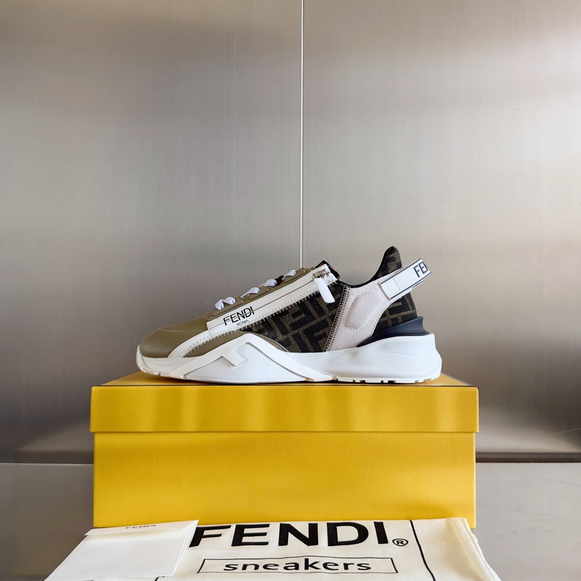 Fendi Style Black Leather Men's Shoes style reference detail image 5 from source 781746