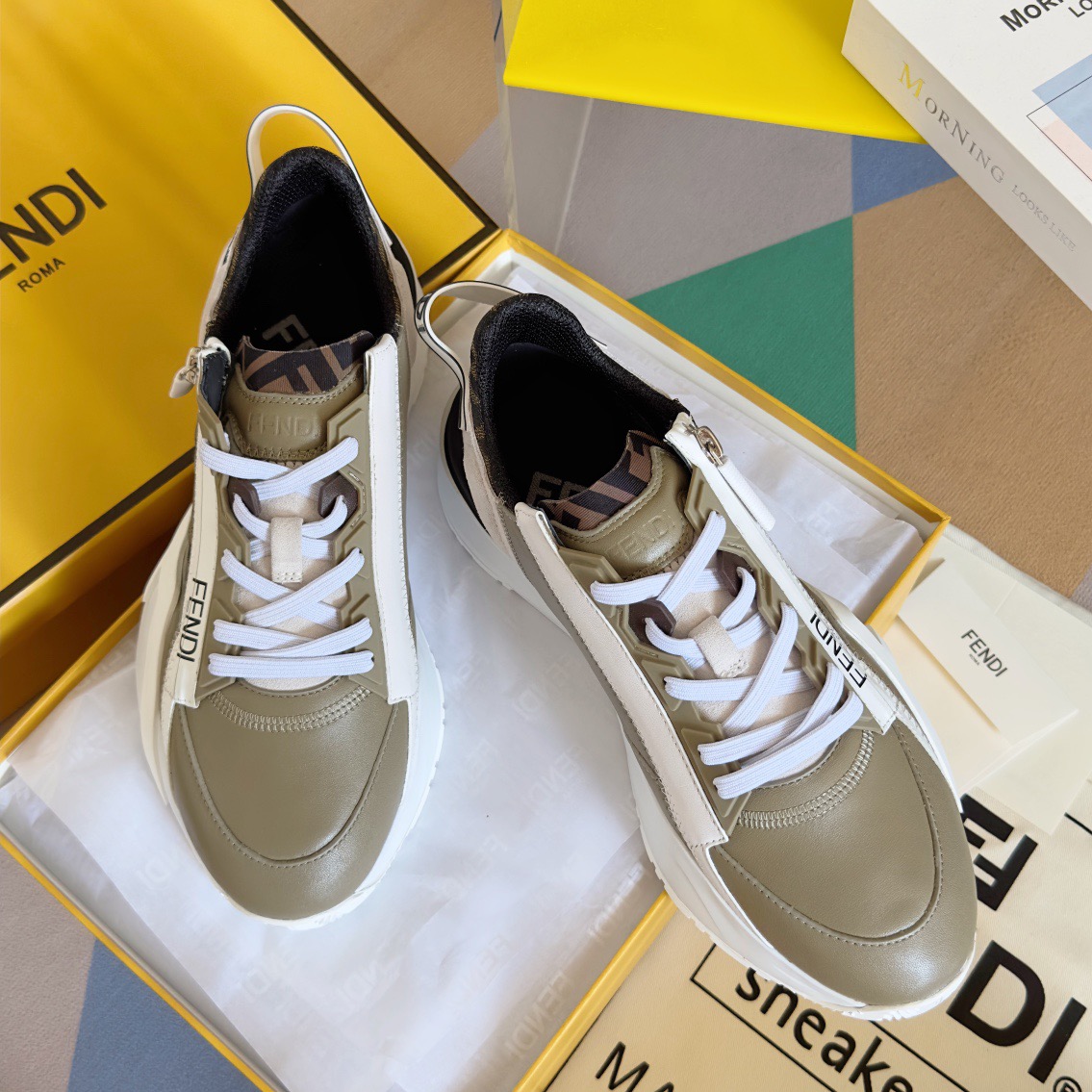 Fendi Style Black Leather Men's Shoes Lookbook Reference image 1