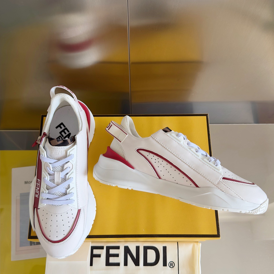 Fendi Style Black Leather Men's Shoes style reference detail image 3 from source 781758