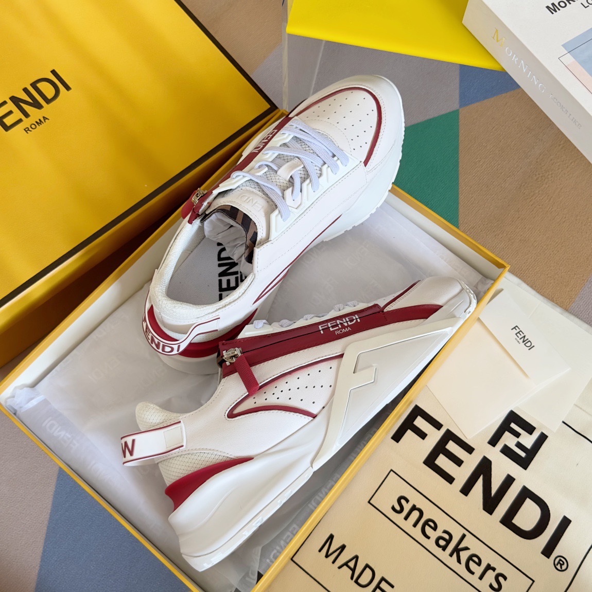 Fendi Style Black Leather Men's Shoes style reference detail image 4 from source 781758