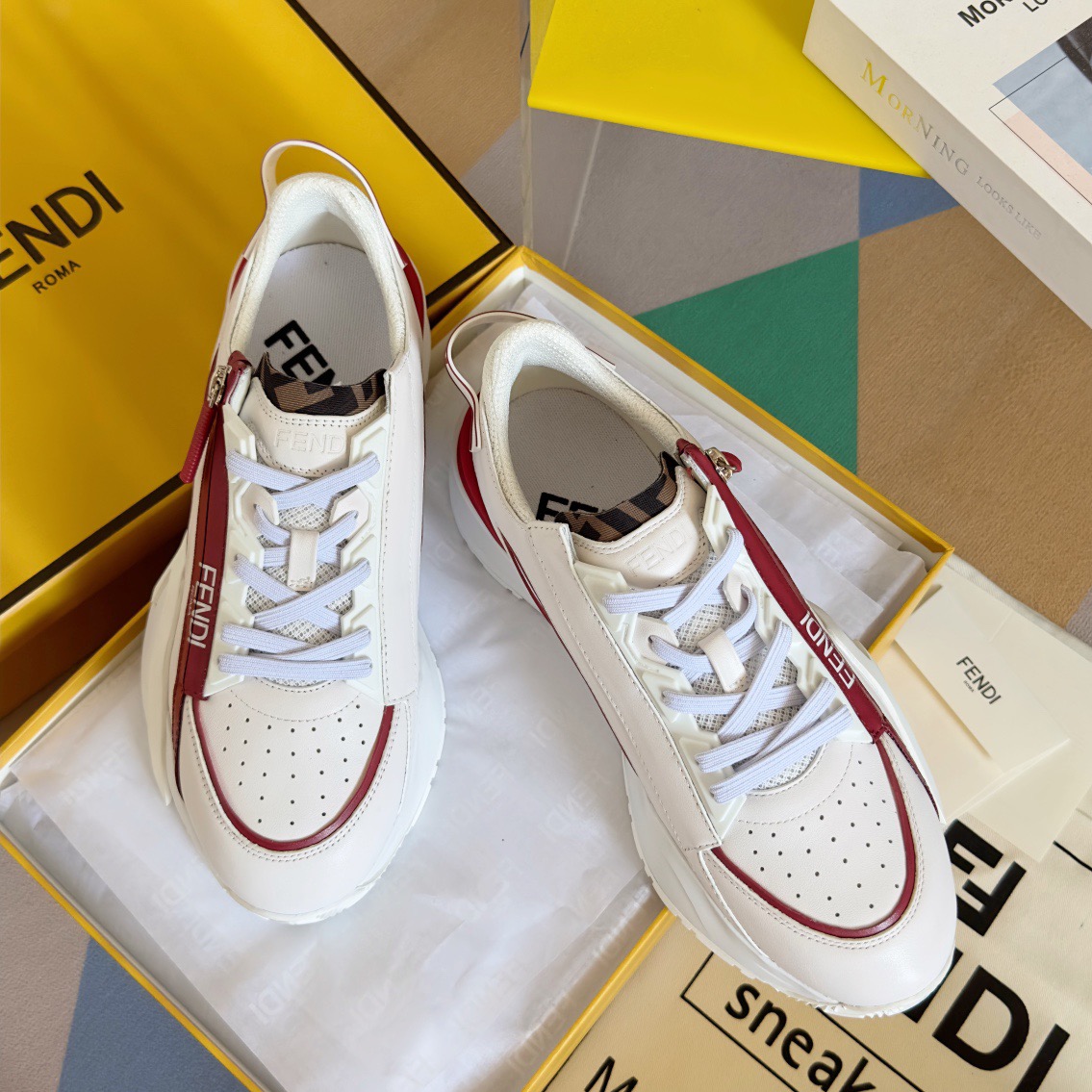 Fendi Style Black Leather Men's Shoes Lookbook Reference image 1