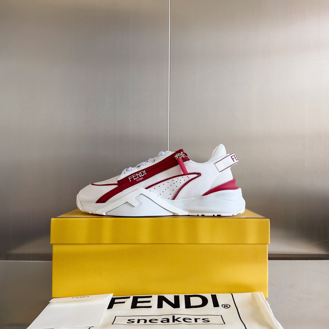 Fendi Style Black Leather Men's Shoes style reference detail image 5 from source 781758