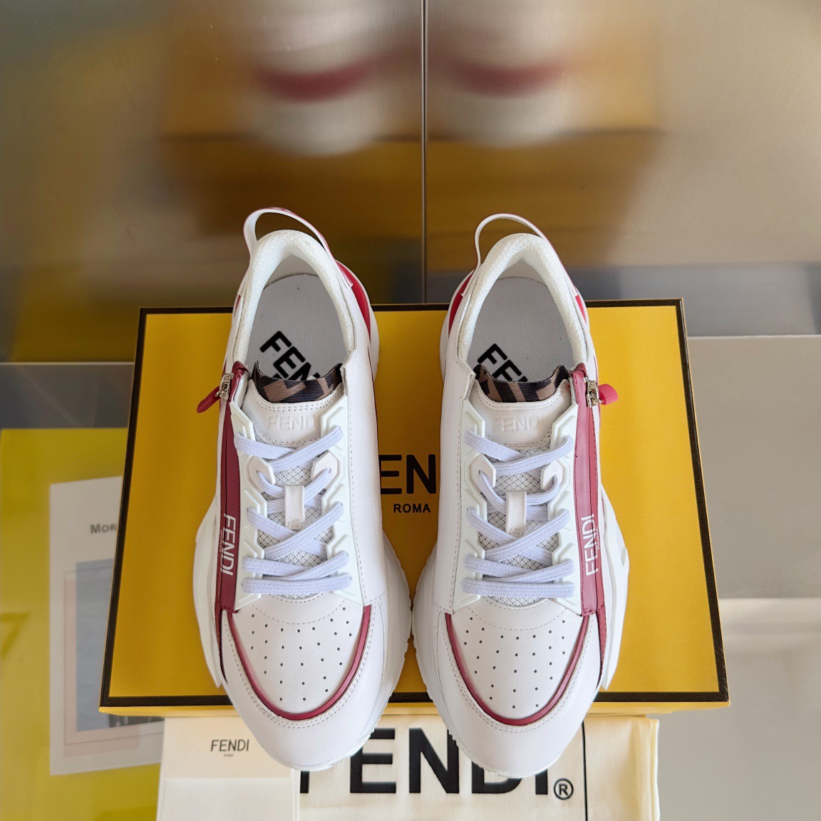 Fendi Style Black Leather Men's Shoes style reference detail image 7 from source 781758