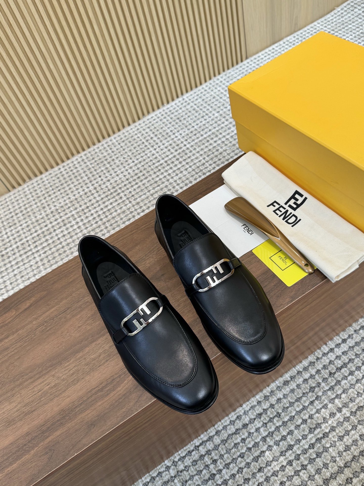 Fendi Style Leather Men's Shoes Lookbook Reference image 1