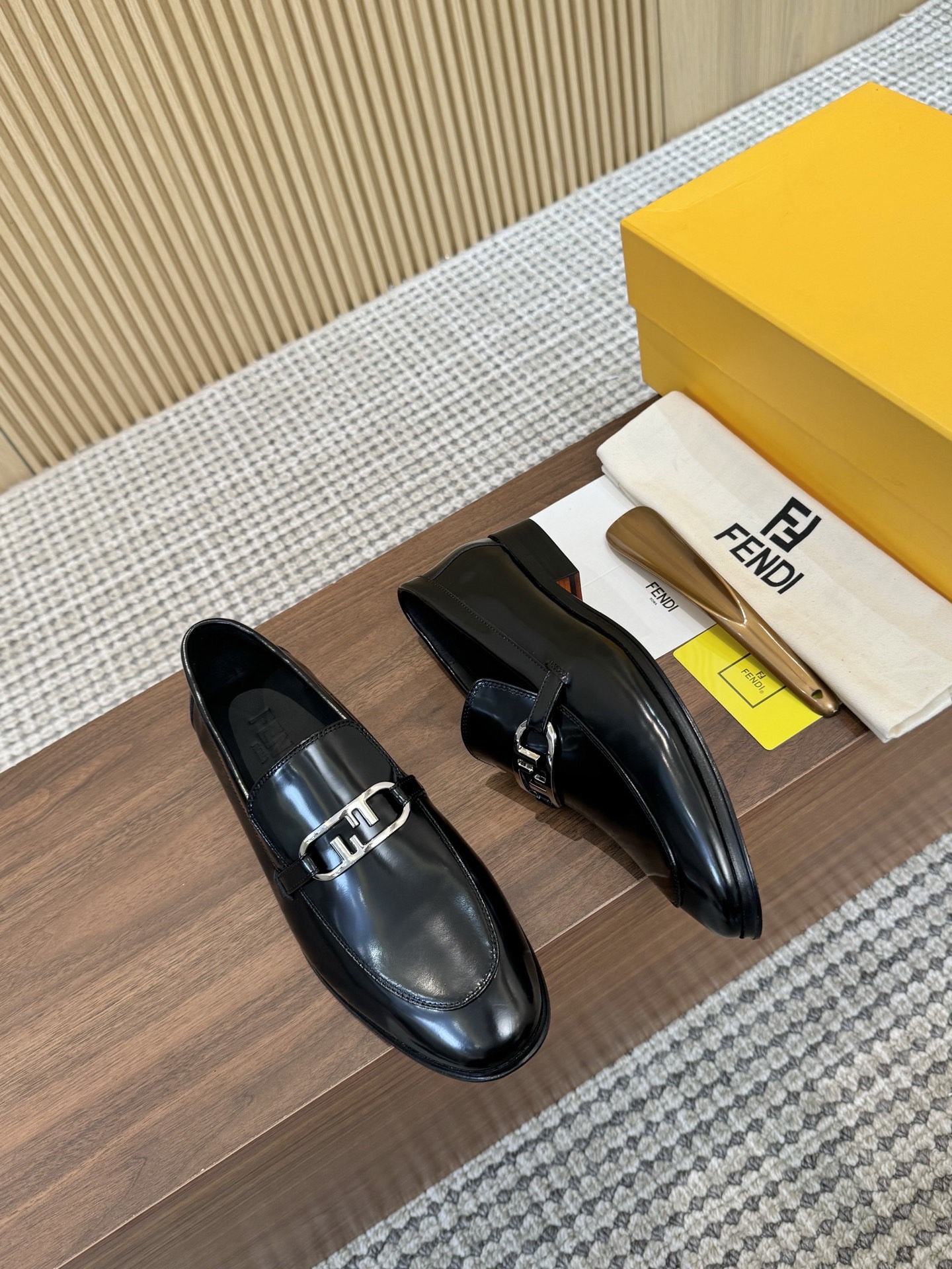 Fendi Style Leather Men's Shoes Lookbook Reference image 2