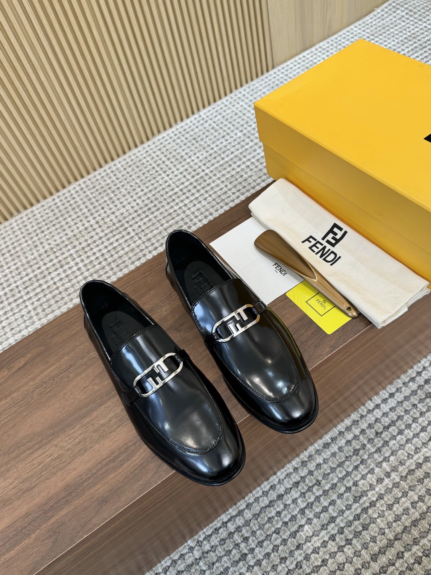 Fendi Style Leather Men's Shoes Lookbook Reference image 1