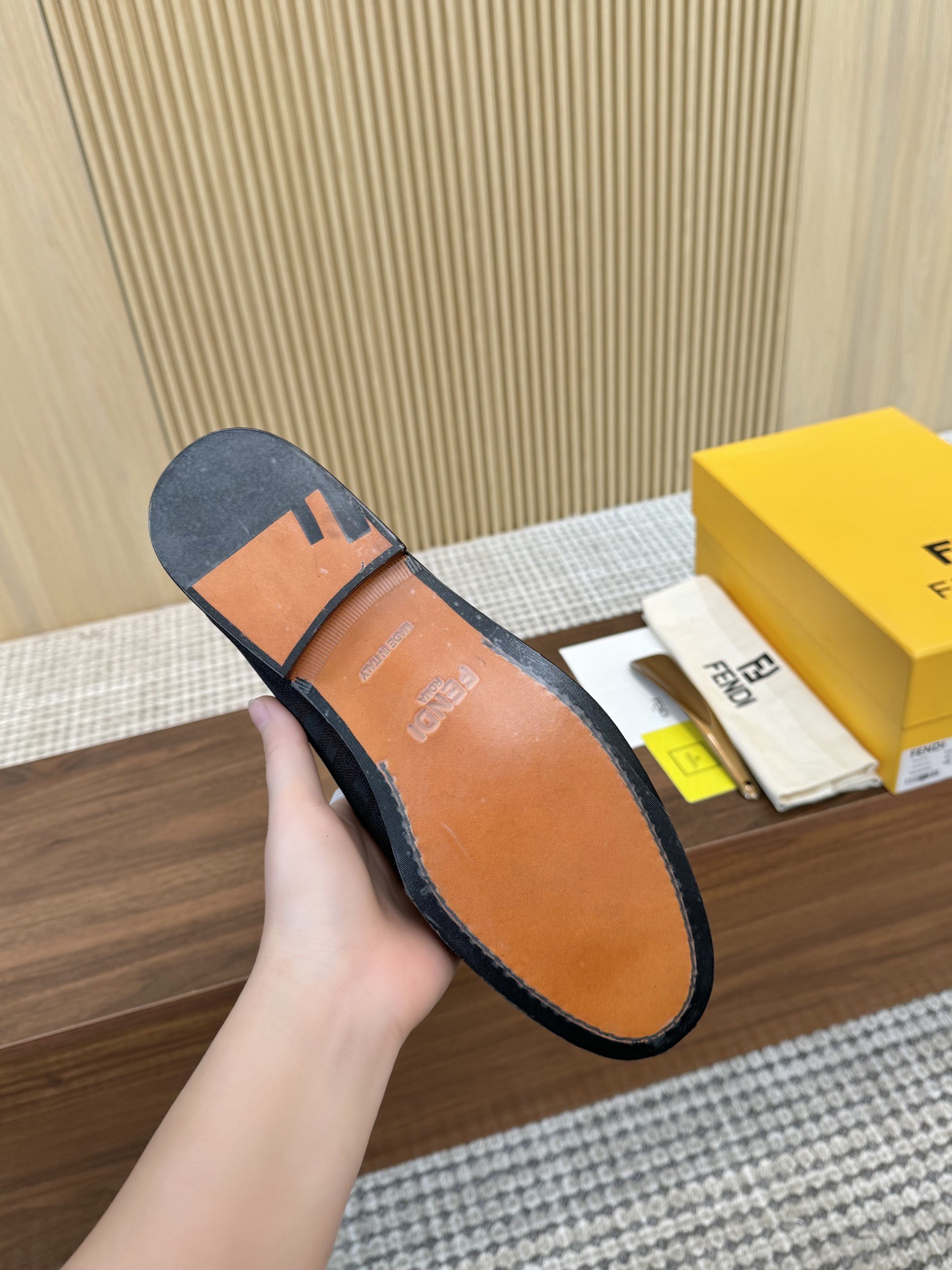 Fendi Style Leather Men's Shoes style reference detail image 9 from source 781831