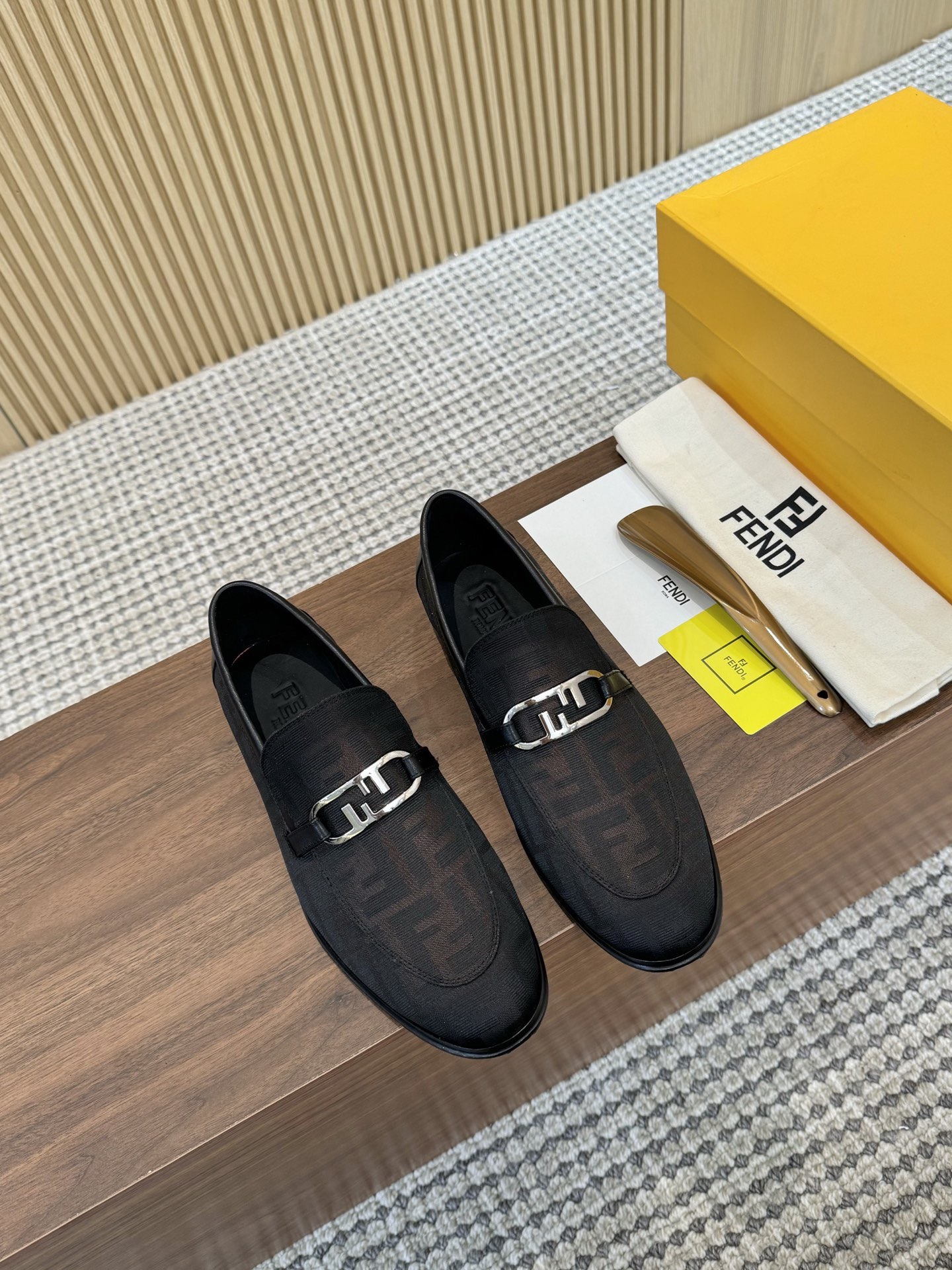 Fendi Style Leather Men's Shoes Lookbook Reference image 1