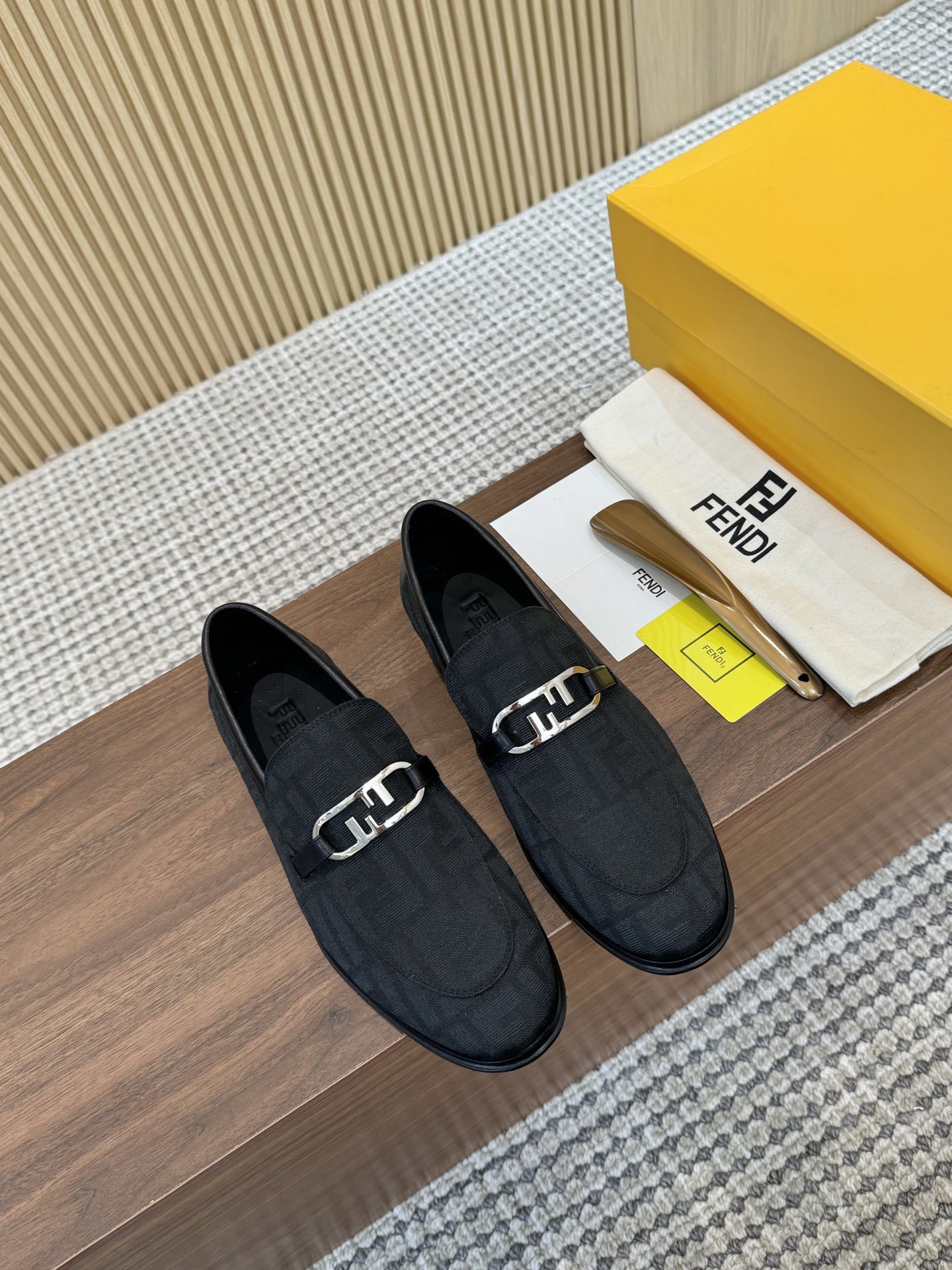 Fendi Style Leather Men's Shoes Lookbook Reference image 1