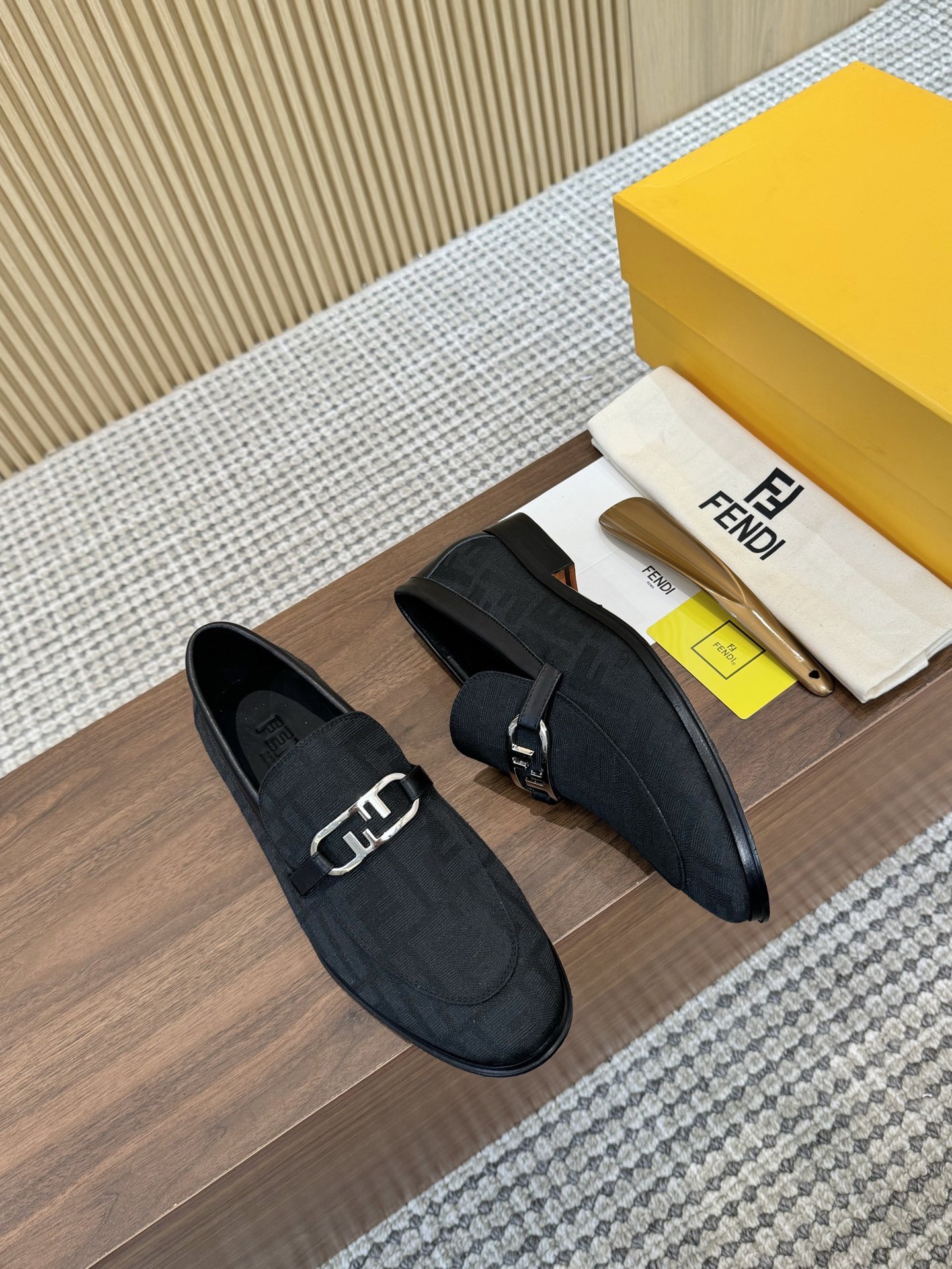 Fendi Style Leather Men's Shoes Lookbook Reference image 2
