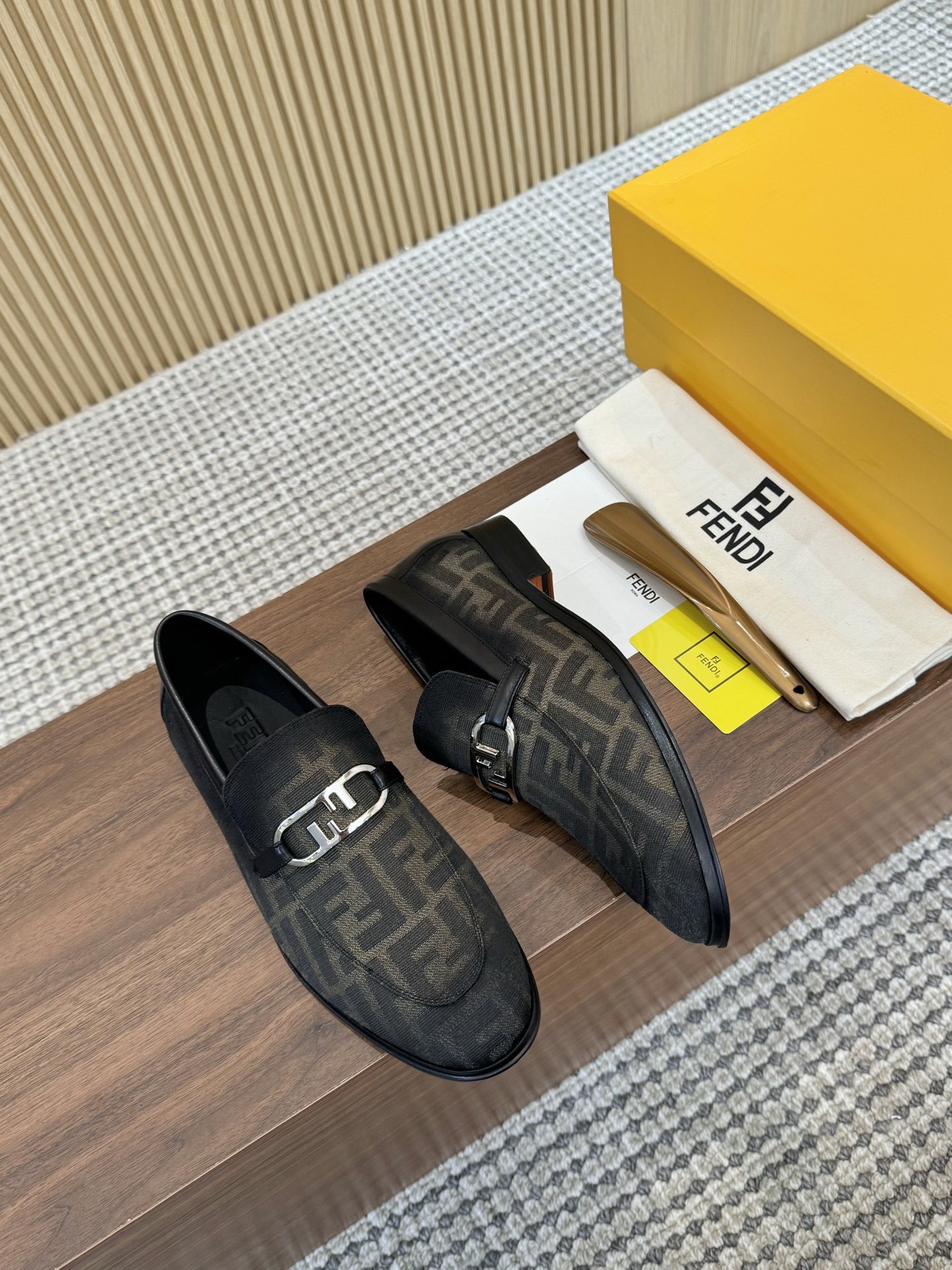 Fendi Style Leather Men's Shoes Lookbook Reference image 2