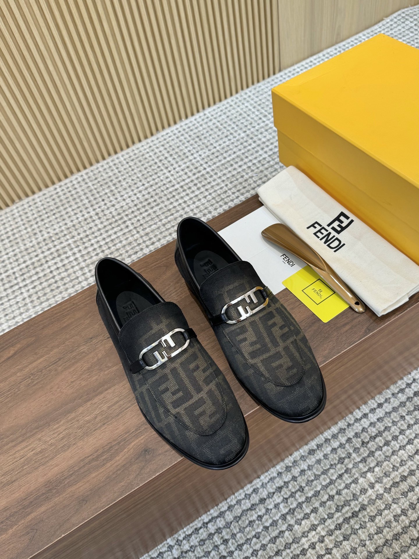 Fendi Style Leather Men's Shoes Lookbook Reference image 1