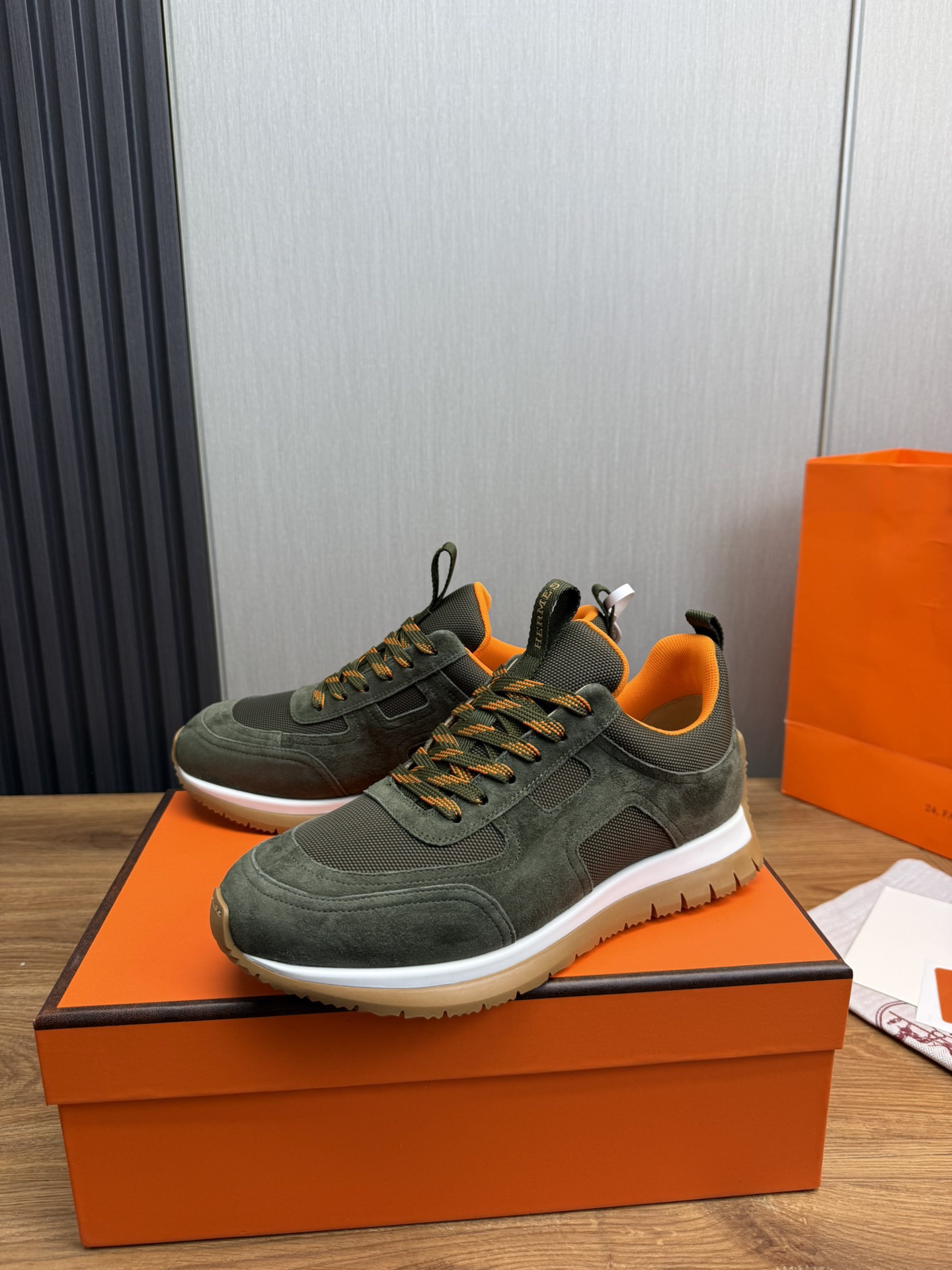 Hermes Style Leather Men's Shoes Lookbook Reference image 2