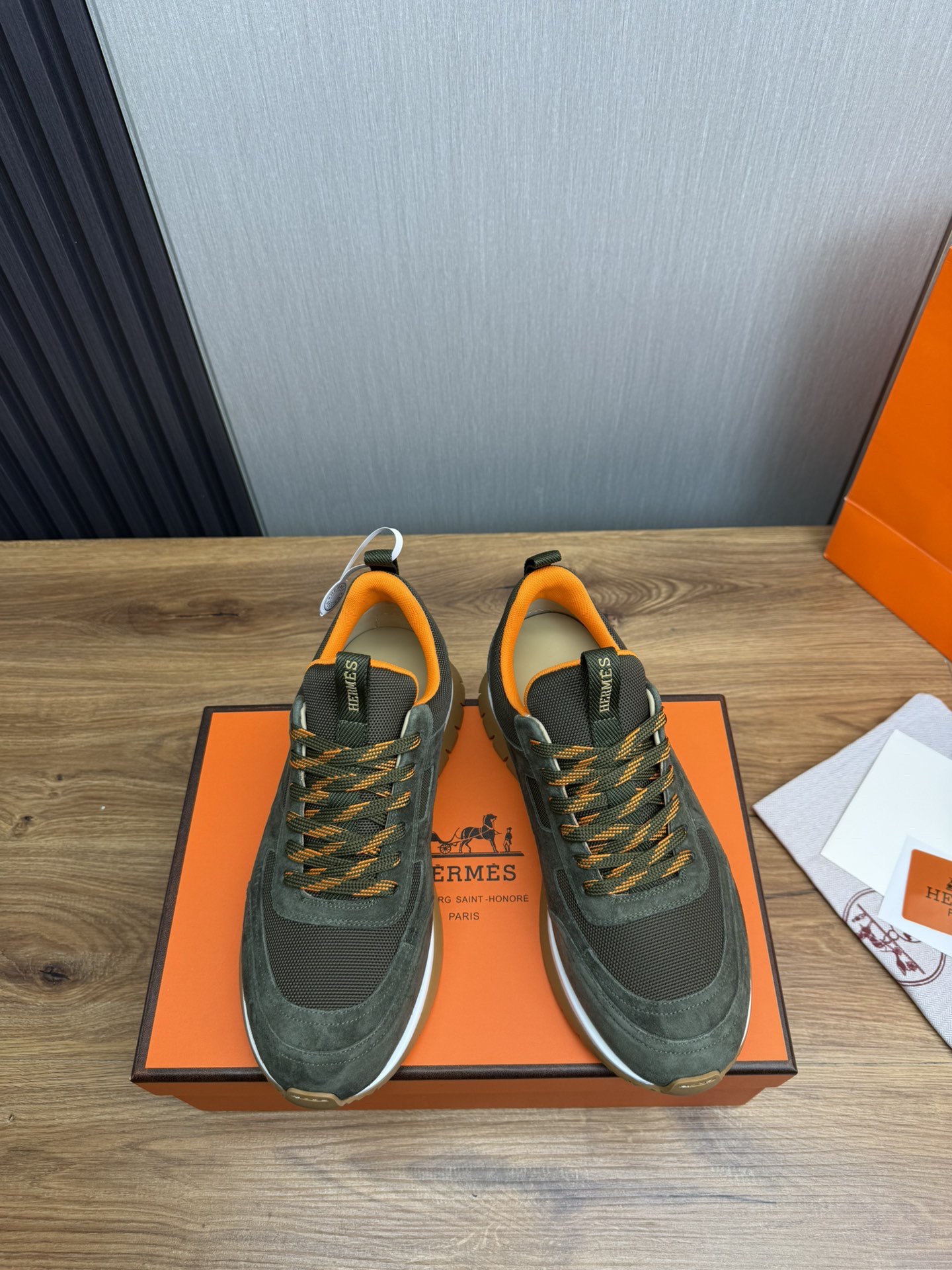 Hermes Style Leather Men's Shoes Lookbook Reference image 1