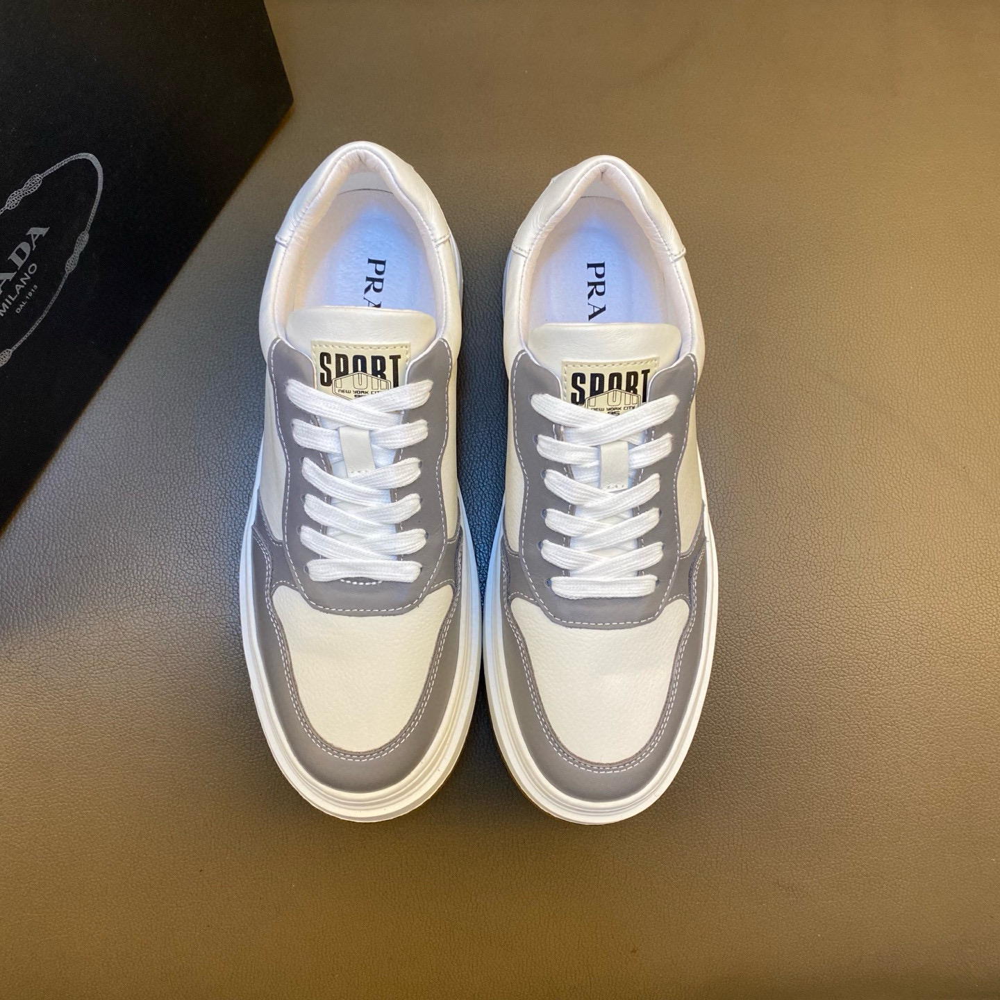 Prada Style Black Leather Men's Shoes Lookbook Reference image 2