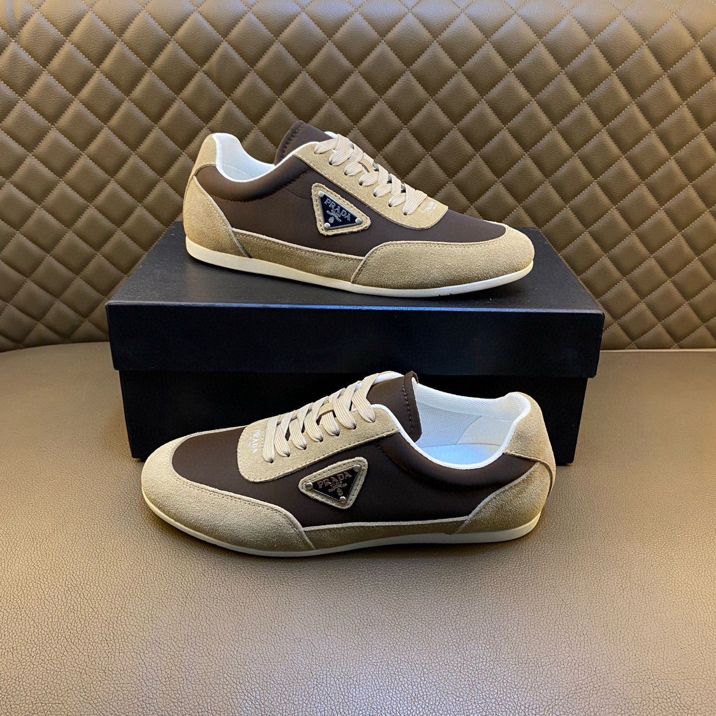 Prada Style Leather Men's Shoes Men's Shoes Men's Shoes detail image 5 from source 767203