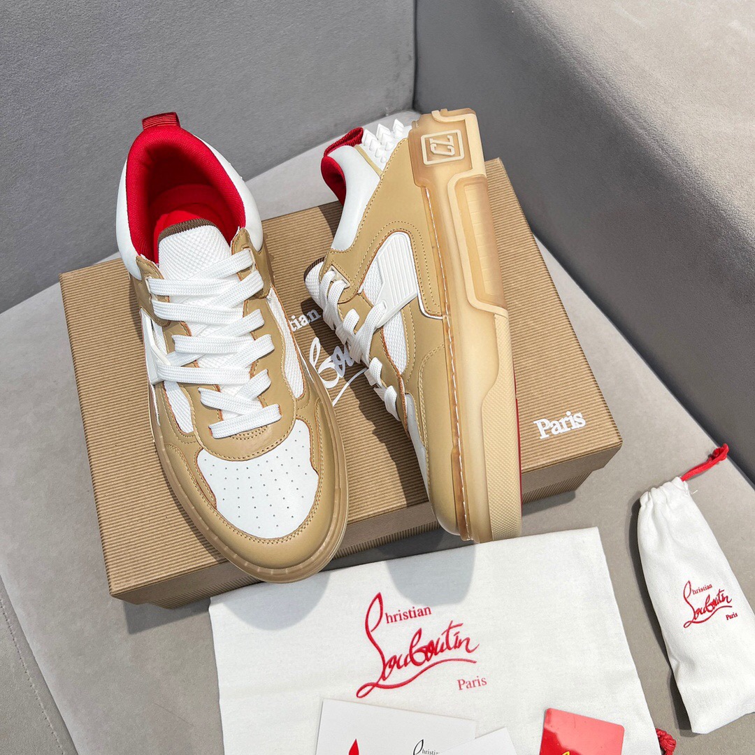 Christian Louboutin Style Leather Men's Shoes style reference detail image 4 from source 782814