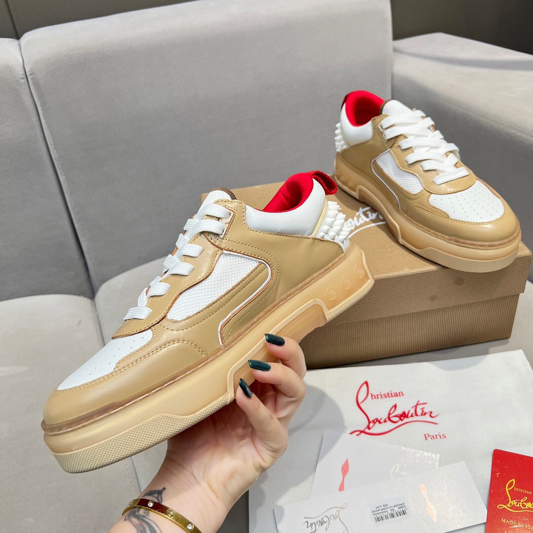 Christian Louboutin Style Leather Men's Shoes style reference detail image 7 from source 782814