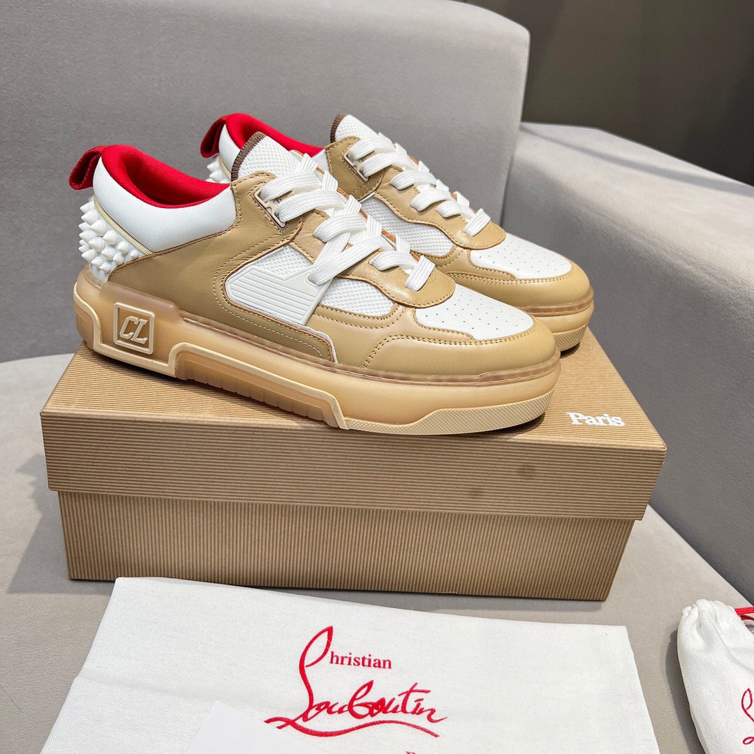 Christian Louboutin Style Leather Men's Shoes style reference detail image 3 from source 782814