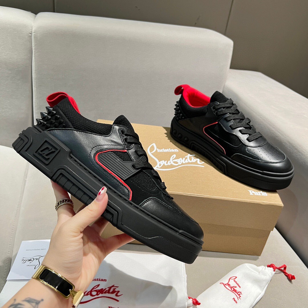 Christian Louboutin（cl男） Style Leather Men's Shoes Lookbook Reference image 1