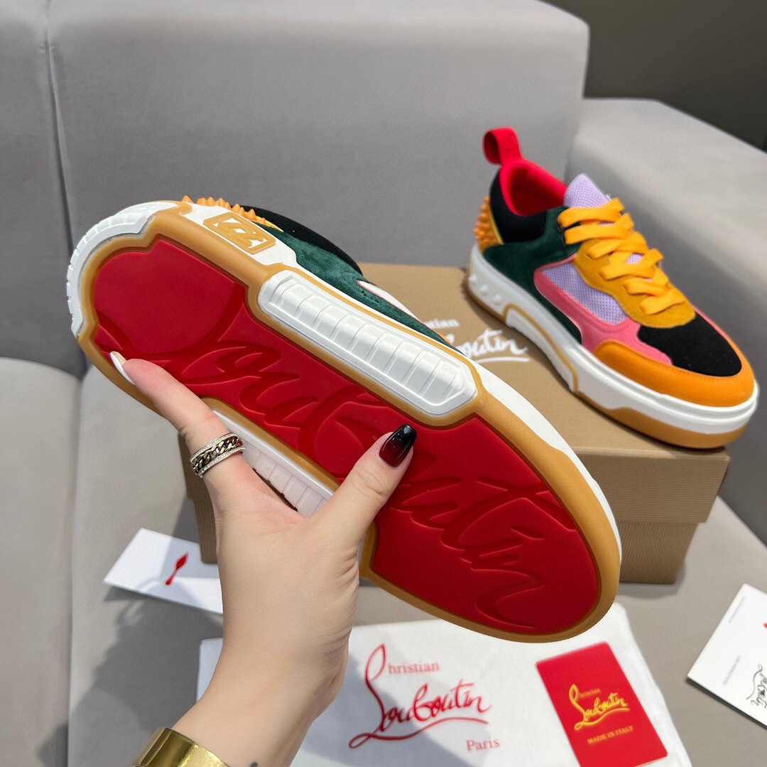 Christian Louboutin Style Leather Men's Shoes style reference detail image 9 from source 782815