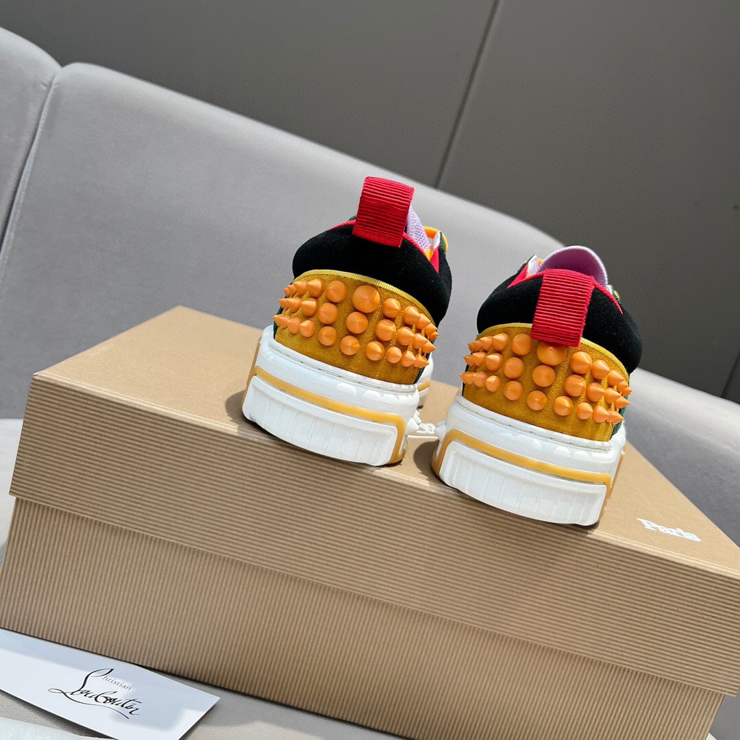 Christian Louboutin Style Leather Men's Shoes style reference detail image 8 from source 782815