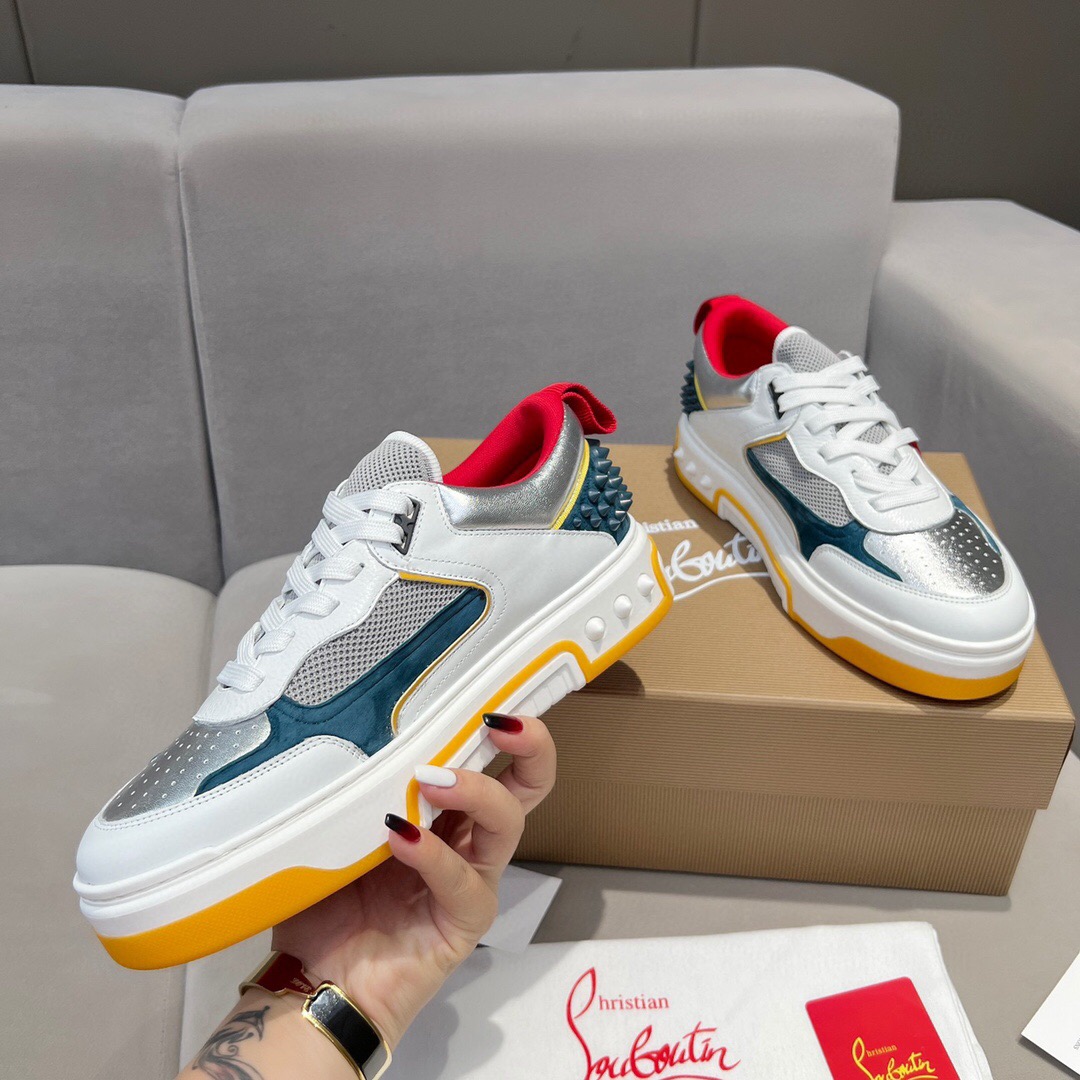 Christian Louboutin Style Leather Men's Shoes style reference detail image 5 from source 782816