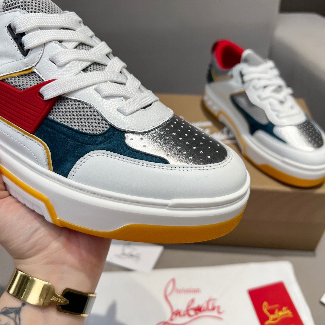 Christian Louboutin Style Leather Men's Shoes style reference detail image 7 from source 782816