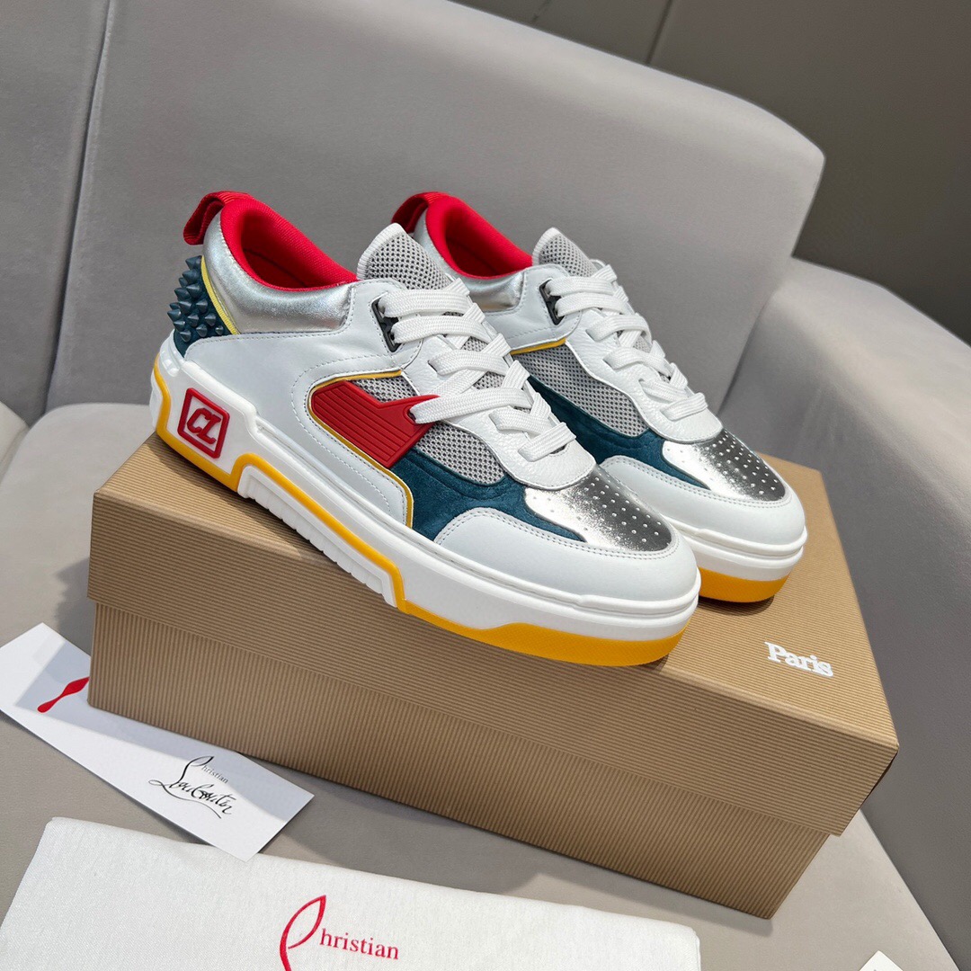 Christian Louboutin Style Leather Men's Shoes style reference detail image 3 from source 782816