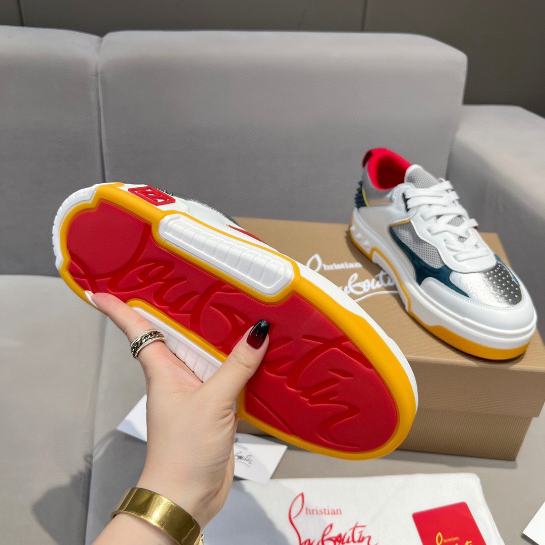 Christian Louboutin Style Leather Men's Shoes style reference detail image 9 from source 782816