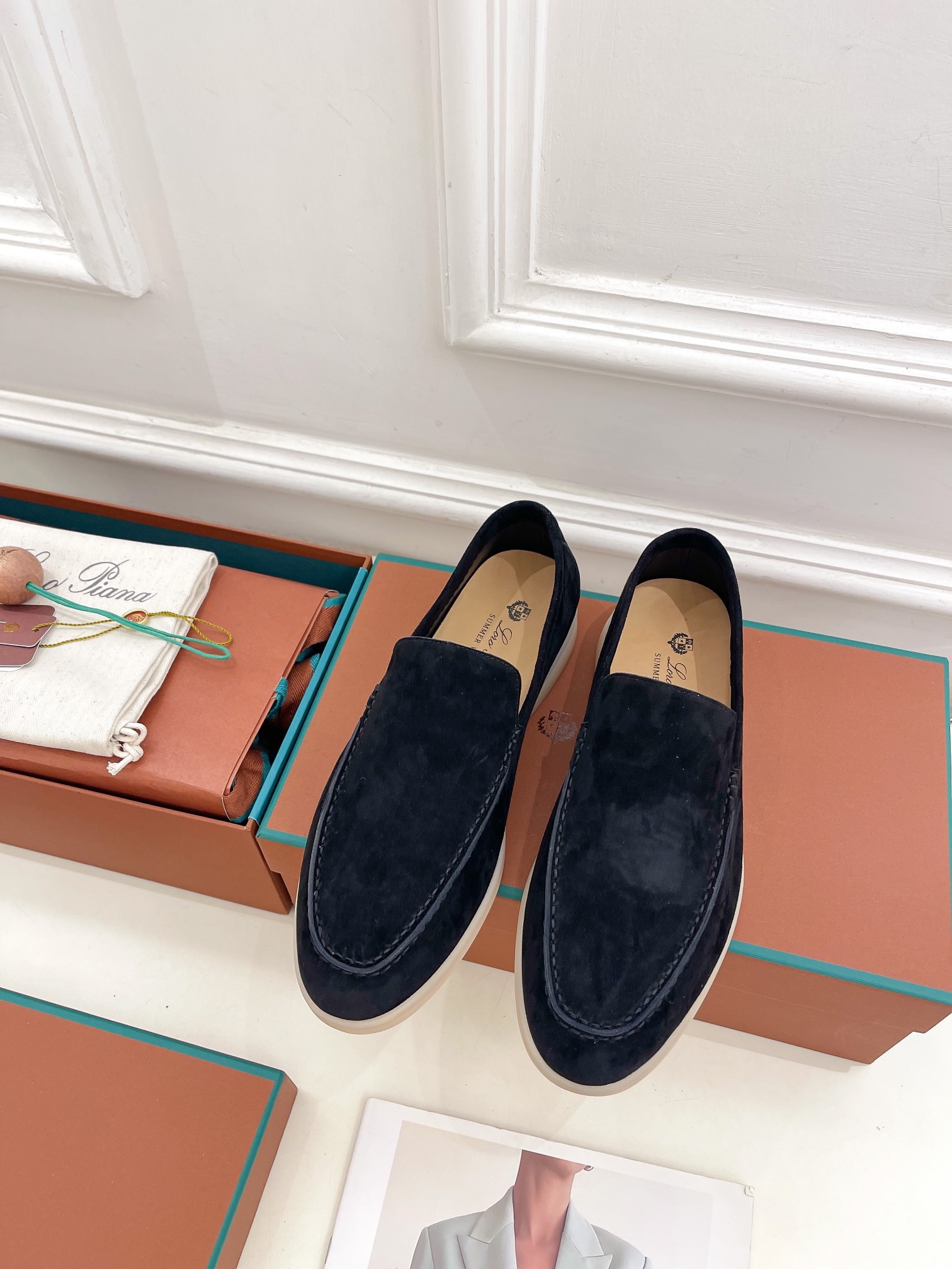Loro Piana(男) Style Leather Men's Shoes Lookbook Reference image 1