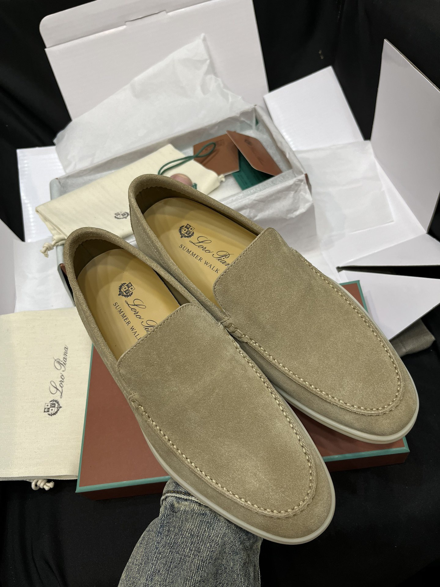 Loro Piana Style Leather Men's Shoes Men's Shoes Men's Shoes detail image 4 from source 782921