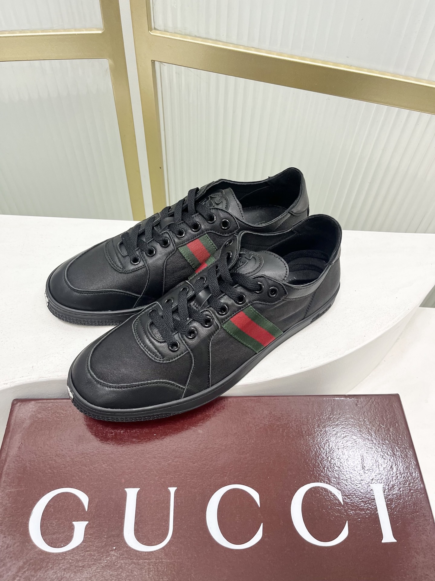 Gucci Style Leather Men's Shoes Lookbook Reference image 2