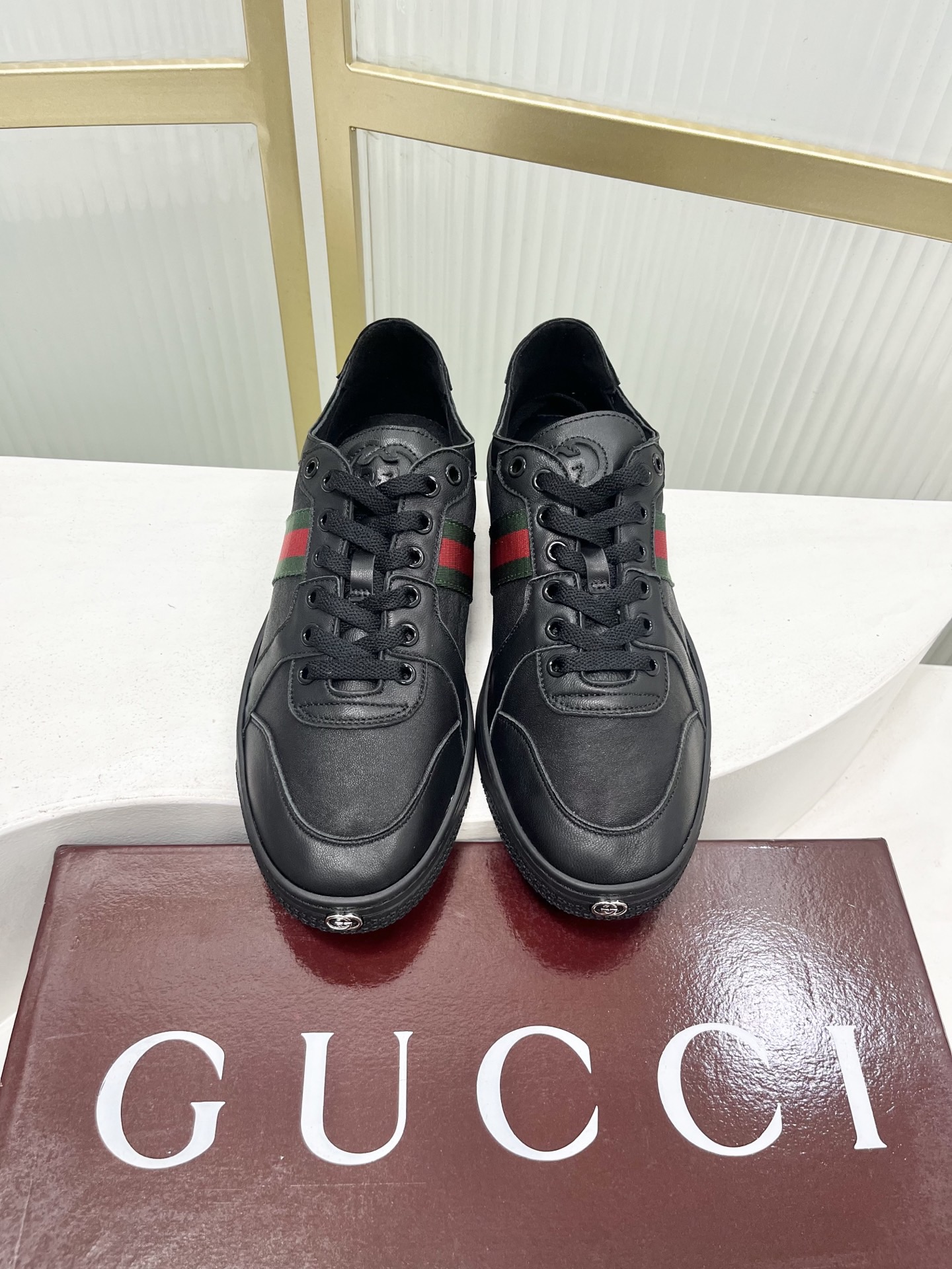 Gucci Style Leather Men's Shoes Lookbook Reference image 1