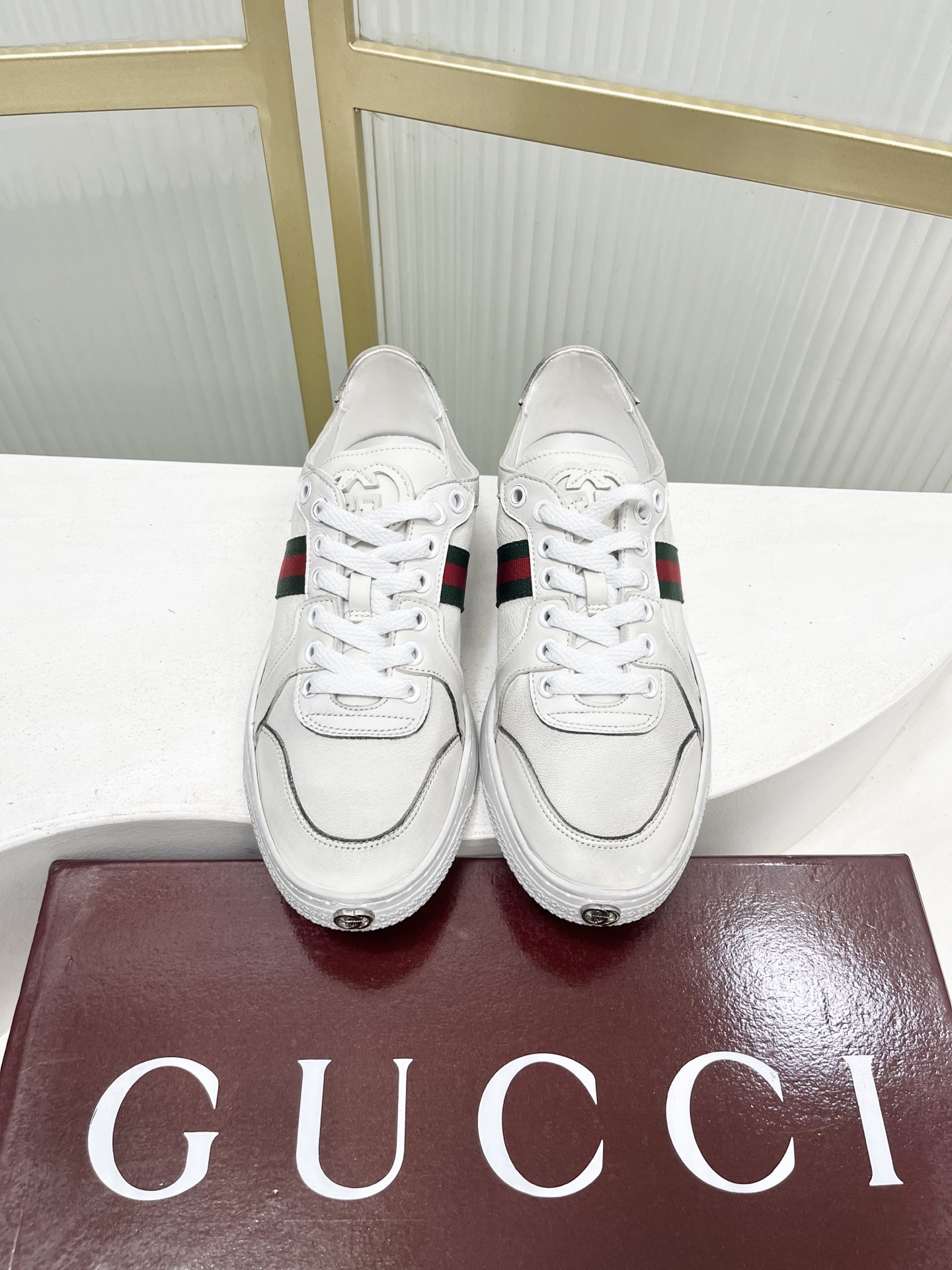 Gucci Style Leather Men's Shoes Lookbook Reference image 1
