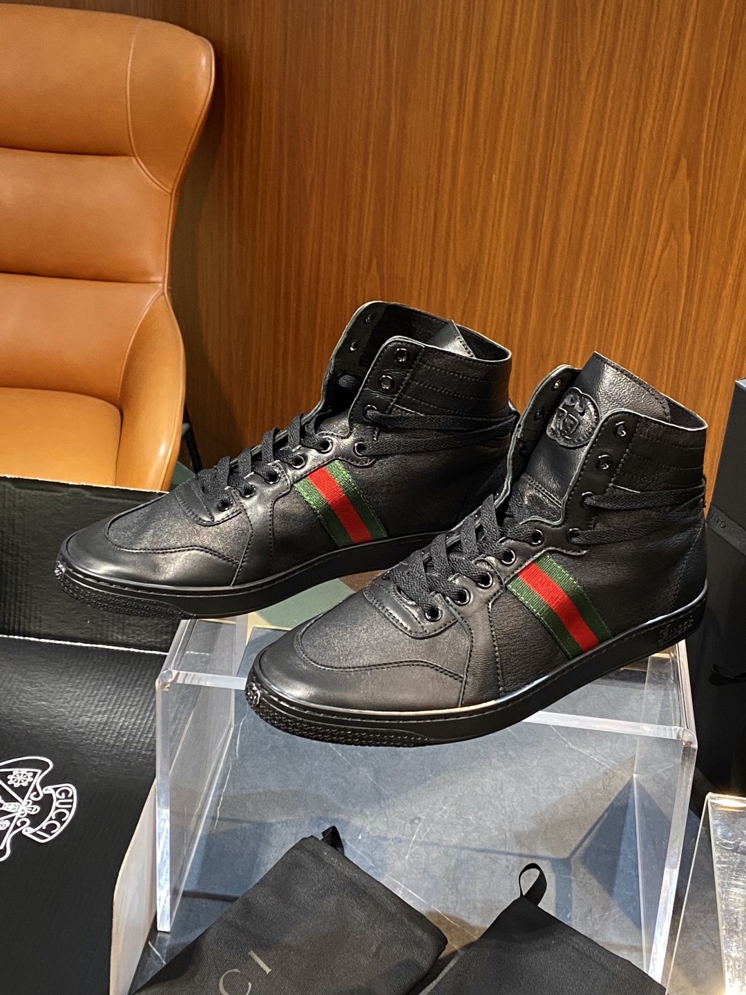 Gucci Style Leather Men's Shoes Lookbook Reference image 1