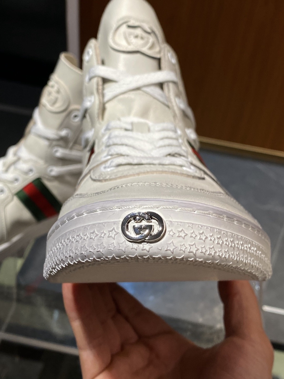 Gucci Style Leather Men's Shoes style reference detail image 6 from source 781268