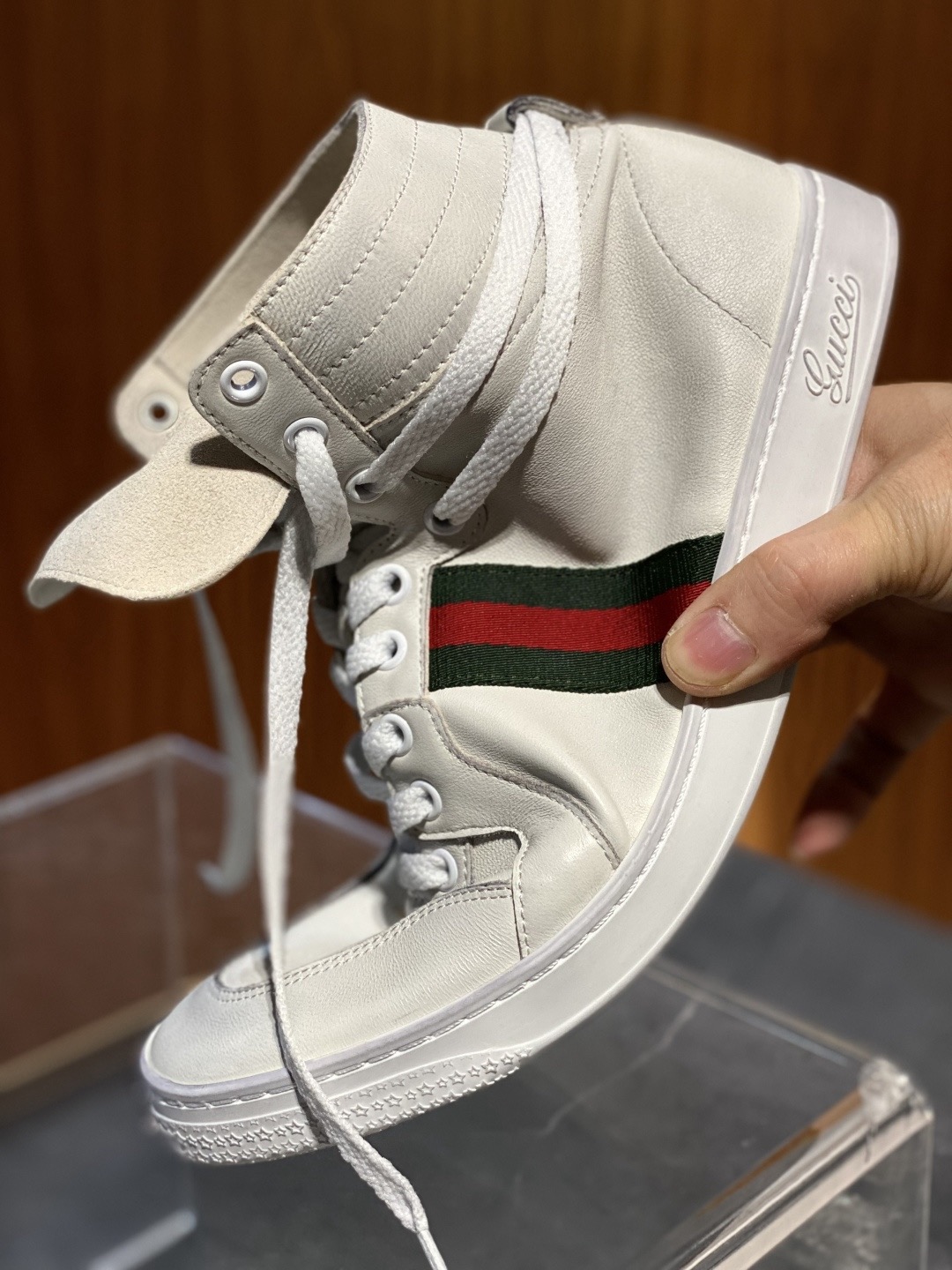 Gucci Style Leather Men's Shoes style reference detail image 4 from source 781268