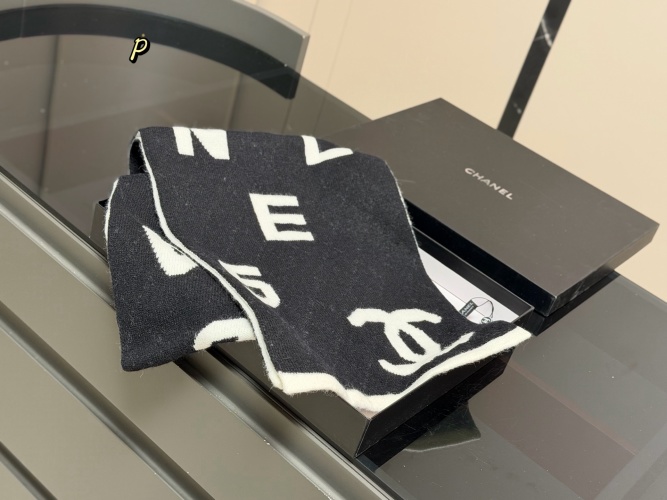 Chanel Cashmere Scarf,180*30cm, Warm and Stylish, Perfect Gift 1 Chanel Cashmere Scarf,180*30cm, Warm and Stylish, Perfect Gift