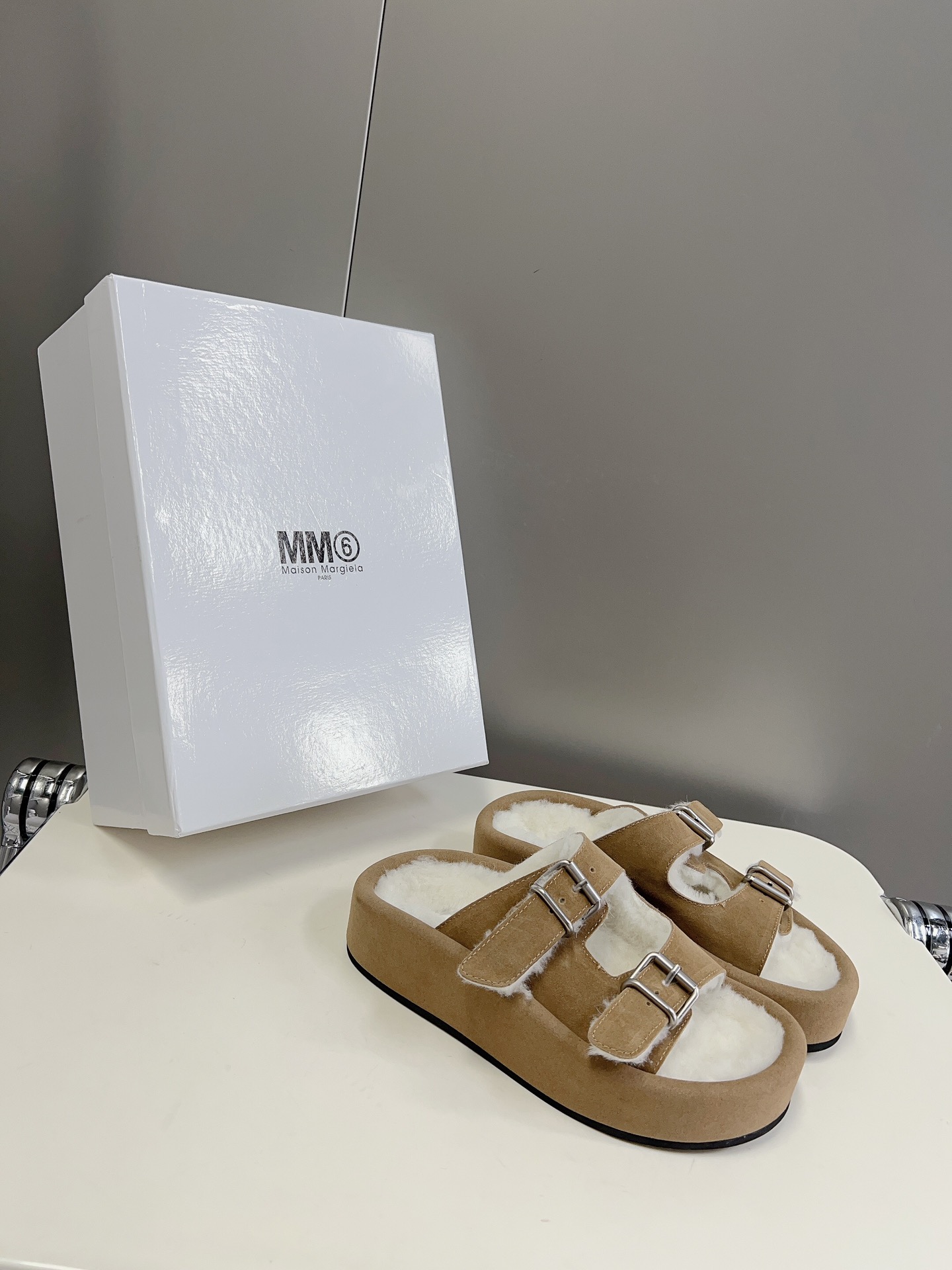 MM6厚底羊毛拖MaisonMargiela！大热时尚风慵懒风系列Mm6MaisonMargiela的实