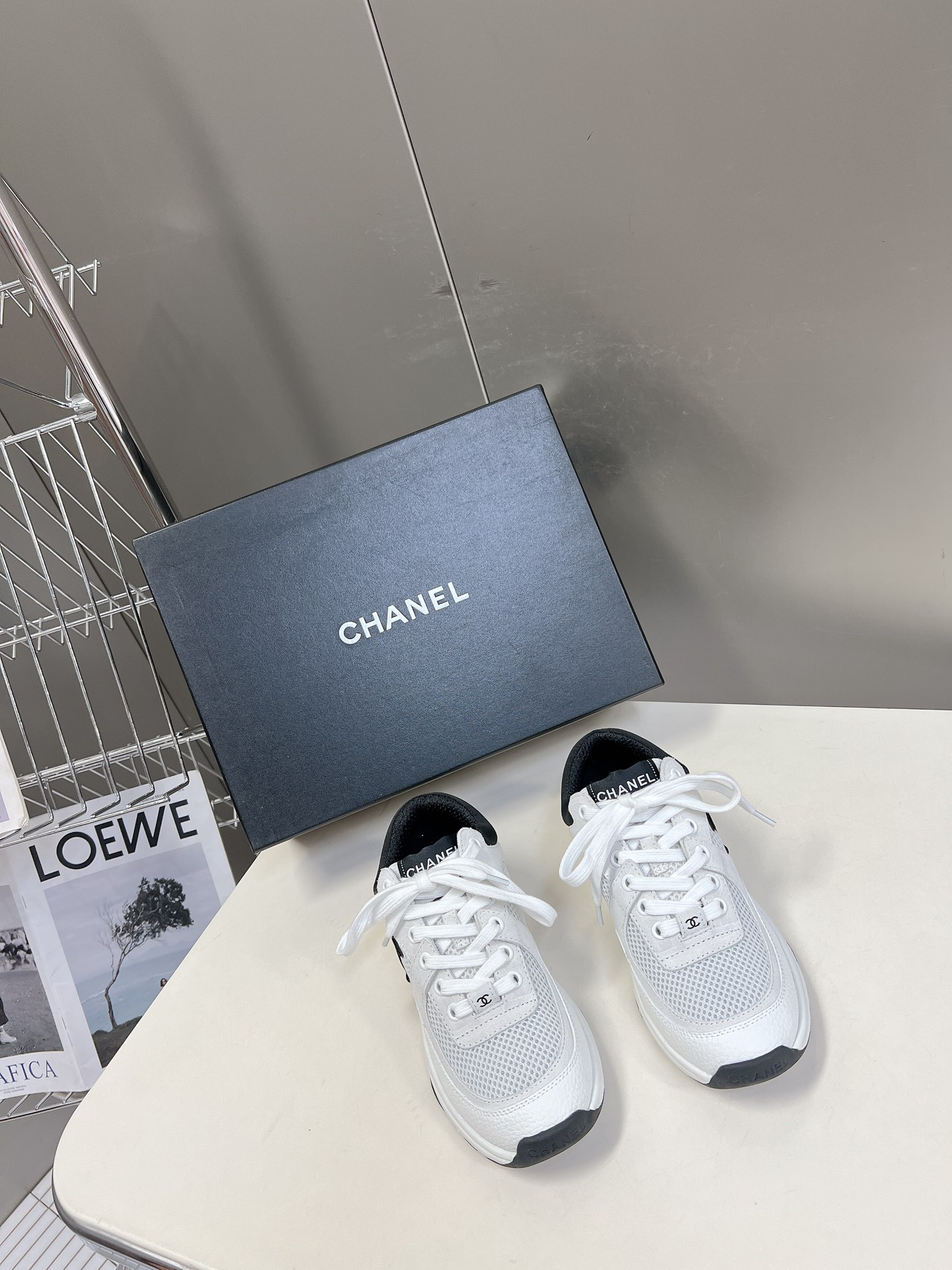 AAA Class Replica
 Chanel Shoes Sneakers TPU Sweatpants