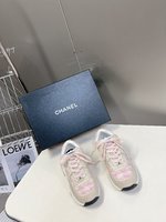 Chanel Shoes Sneakers TPU Sweatpants