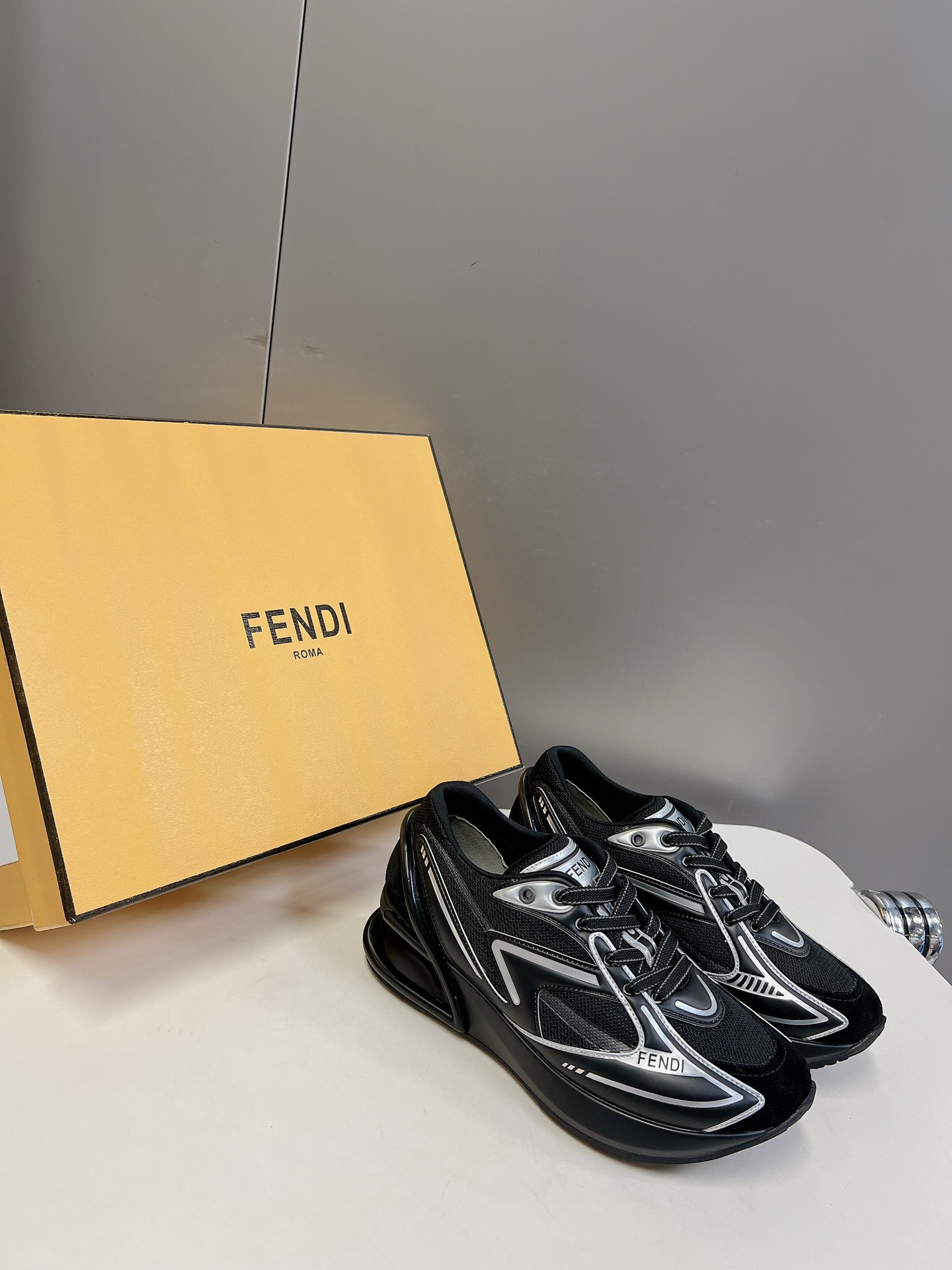 男装10Fendi芬迪最新First1系列FF厚底情侣款运动鞋原版购入开发做货FENDIFirst1系带