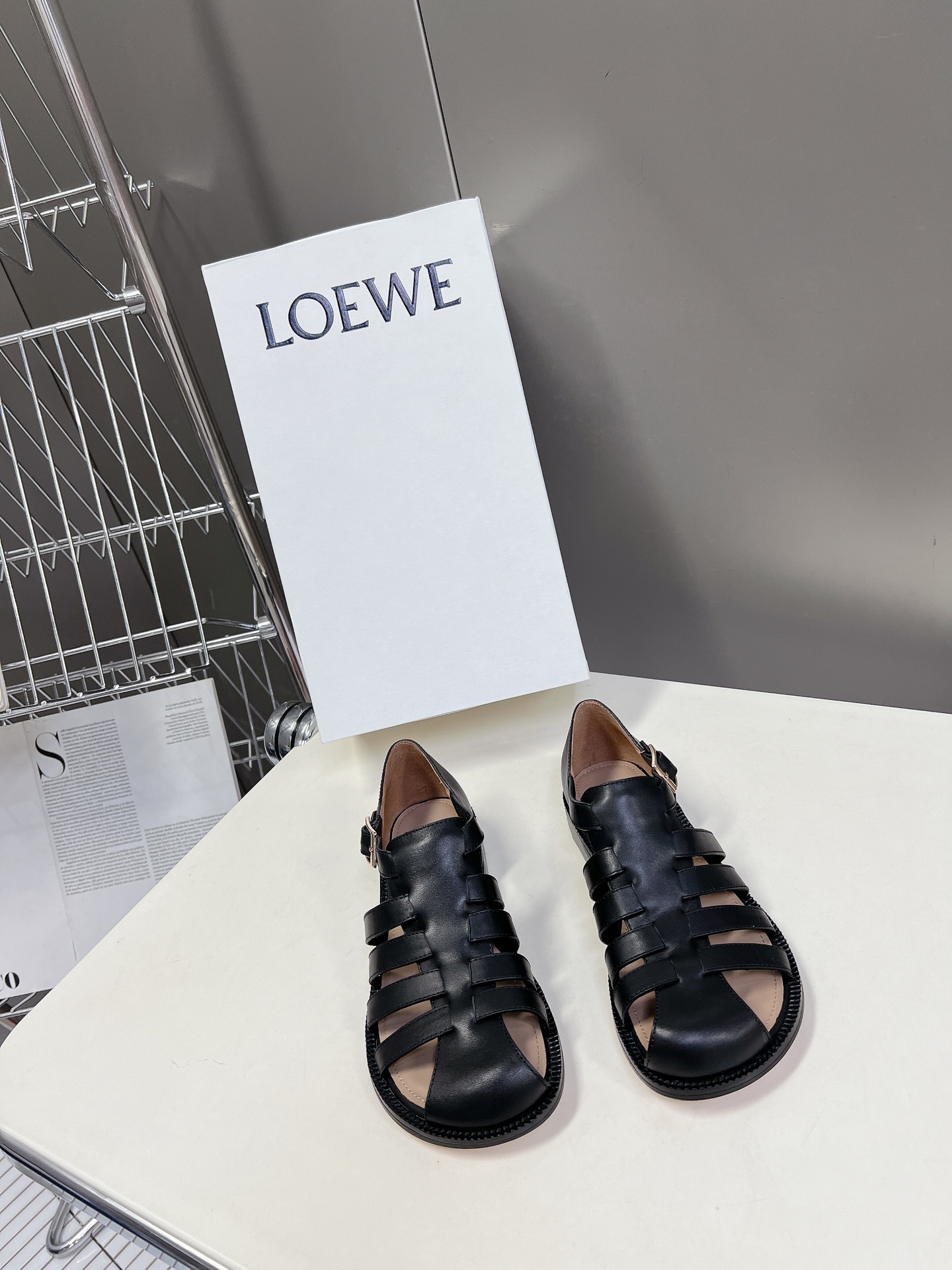 Best Replica
 Loewe Shoes Loafers Mules Genuine Leather Spring Collection Vintage