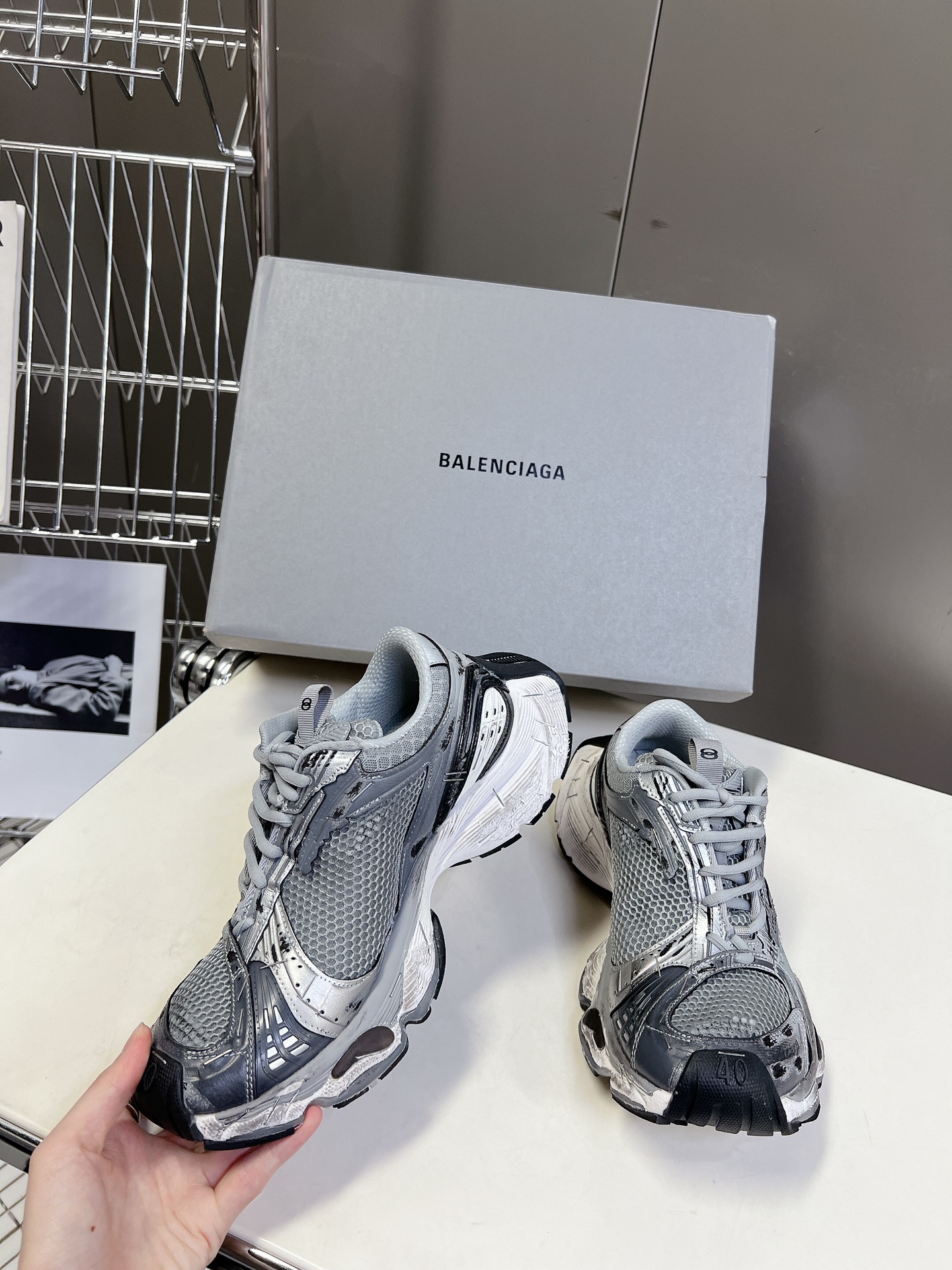 纯原版本BalenciagaStapler巴黎世家十四代又名订书机情侣款！秋冬系列官方同步在延续Bale