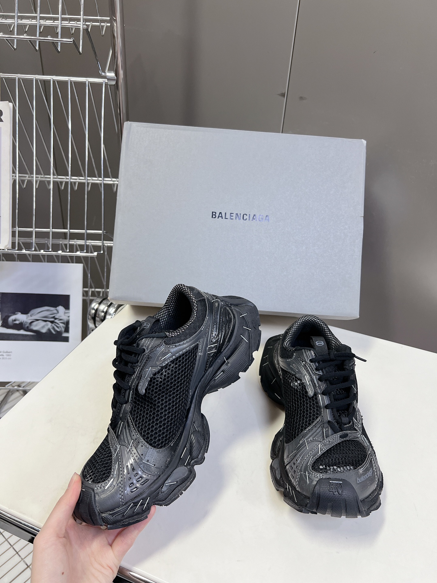 纯原版本BalenciagaStapler巴黎世家十四代又名订书机情侣款！秋冬系列官方同步在延续Bale