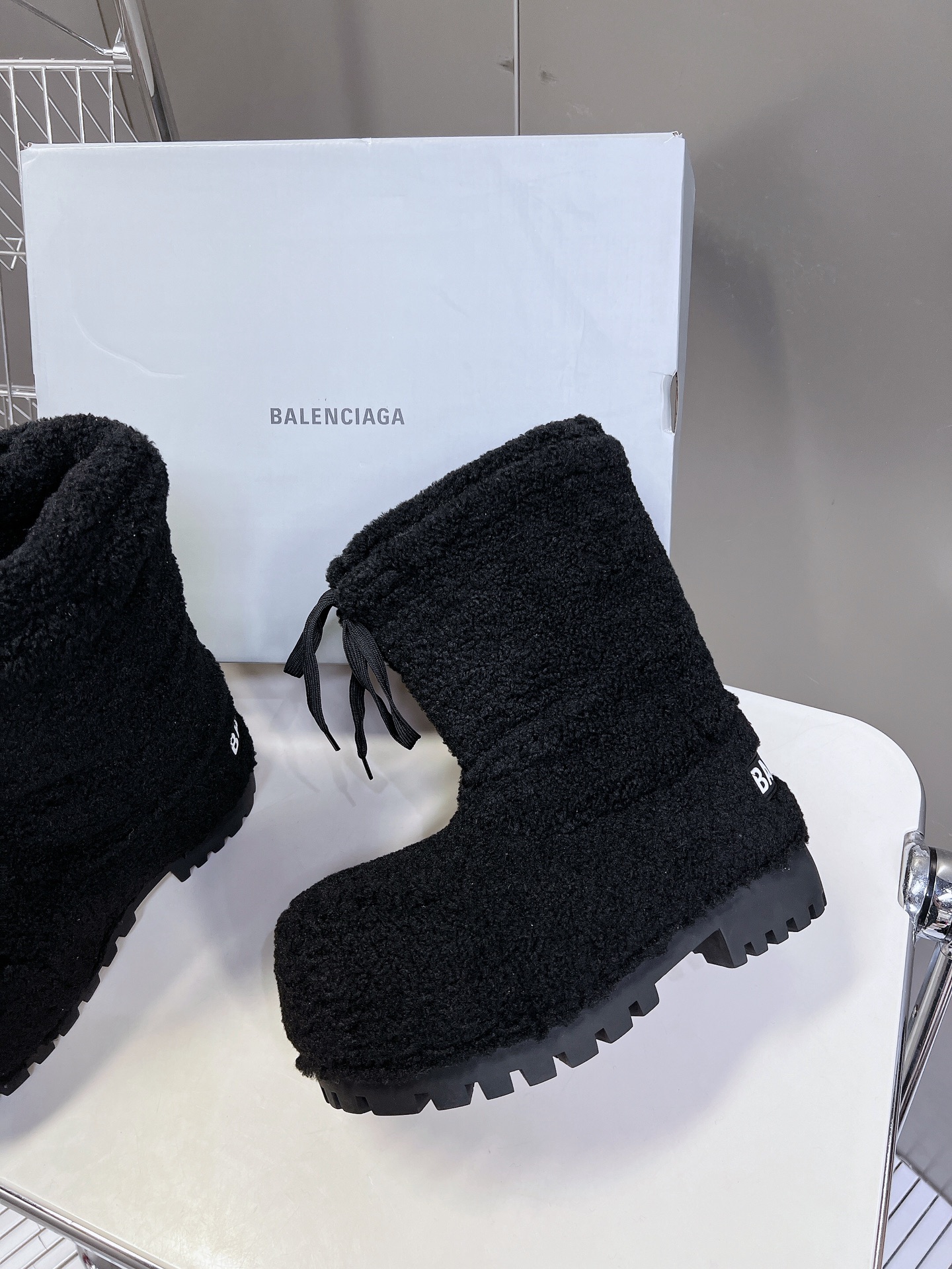 男10BALENCIAGA巴黎世家滑雪系列skiwear最新款情侣阿拉斯加雪地靴正品RMB9710购入开