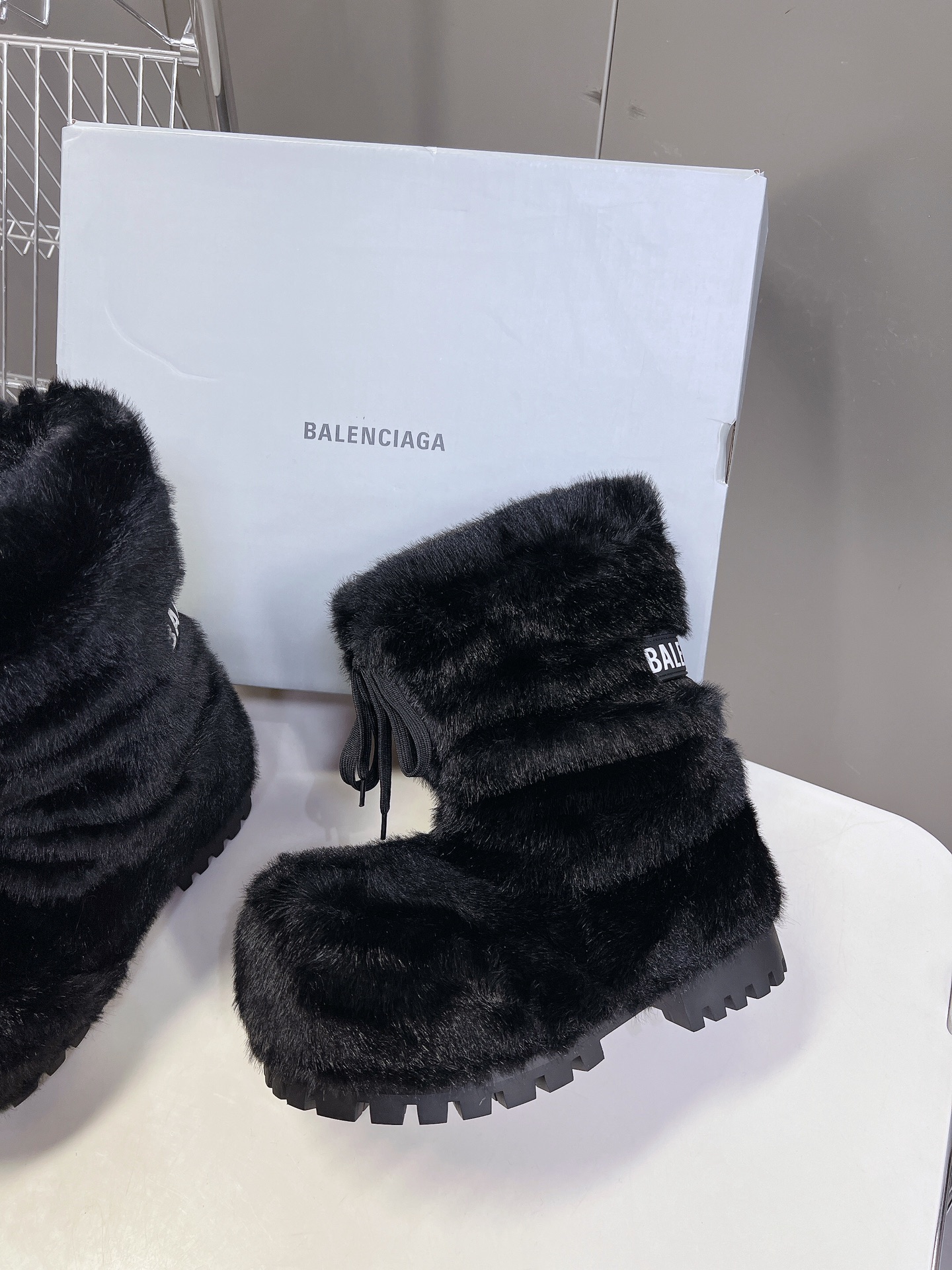 男10BALENCIAGA巴黎世家滑雪系列skiwear最新款情侣阿拉斯加雪地靴正品RMB9710购入开